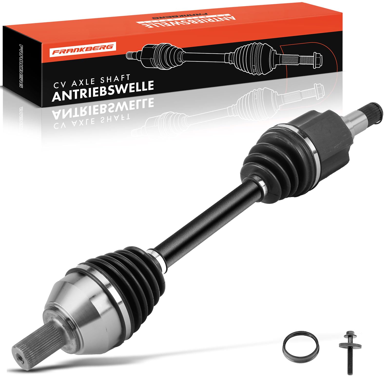 Frankberg Antriebswelle Achswelle Schaltgetriebe Vorderachse Links Kompatibel mit Galaxy WA6 Mondeo IV BA7 Mondeo IV Stufenheck BA7 S-Max WA6 Replace# 6G913B437BE