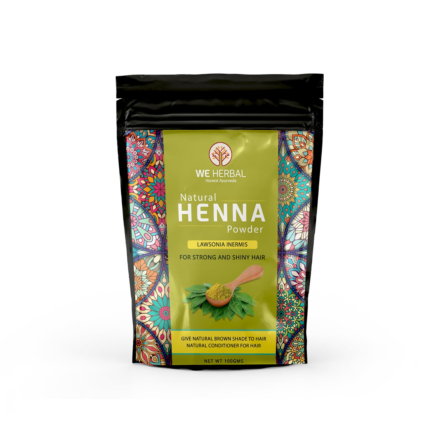 Natural Herbal Pure Henna Powder For Hair Coloring, 100g/3.53 Oz 3.53 Ounce (Pack of 1)