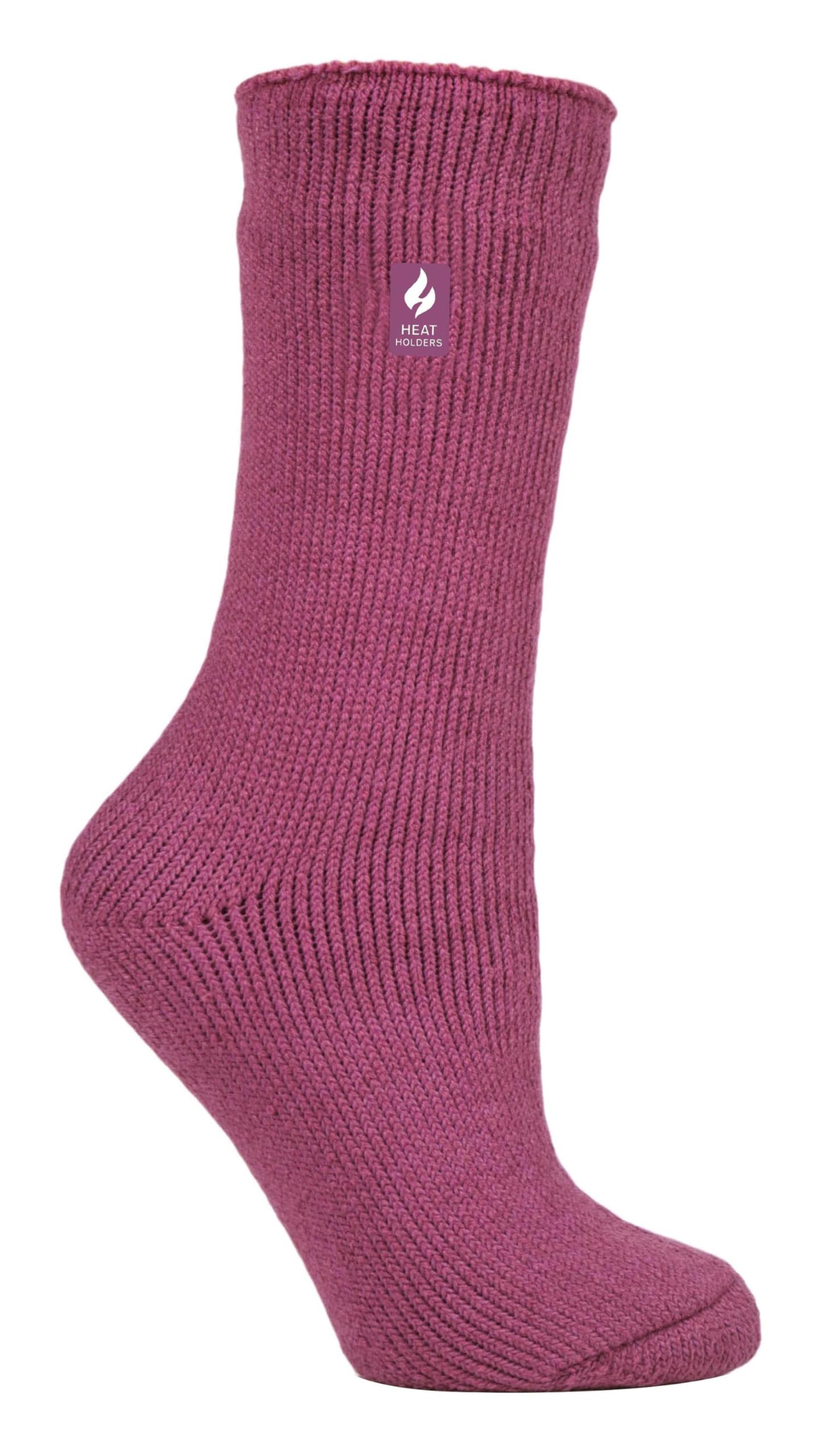 HEAT HOLDERS Thermal Socks, Women's Original, US Shoe Size 5-9, Pink