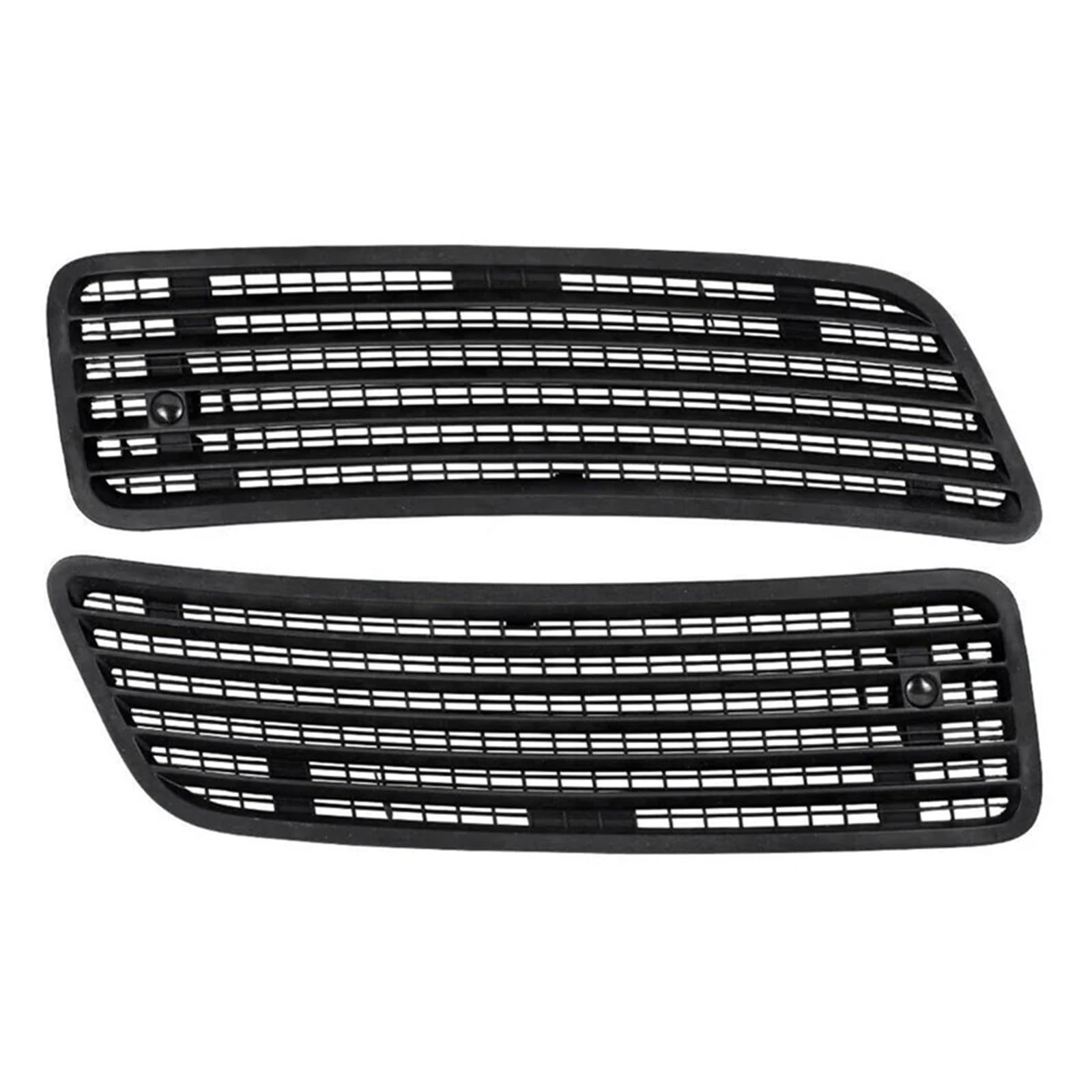 osłona maski z połyskiem czarny Pasuje do Benz W221 W216 W251 2007-2013 A2218800205 A2218800305 1 para kaptur górna kratka wentylacyjna osłona chłodnicy tapicerka
