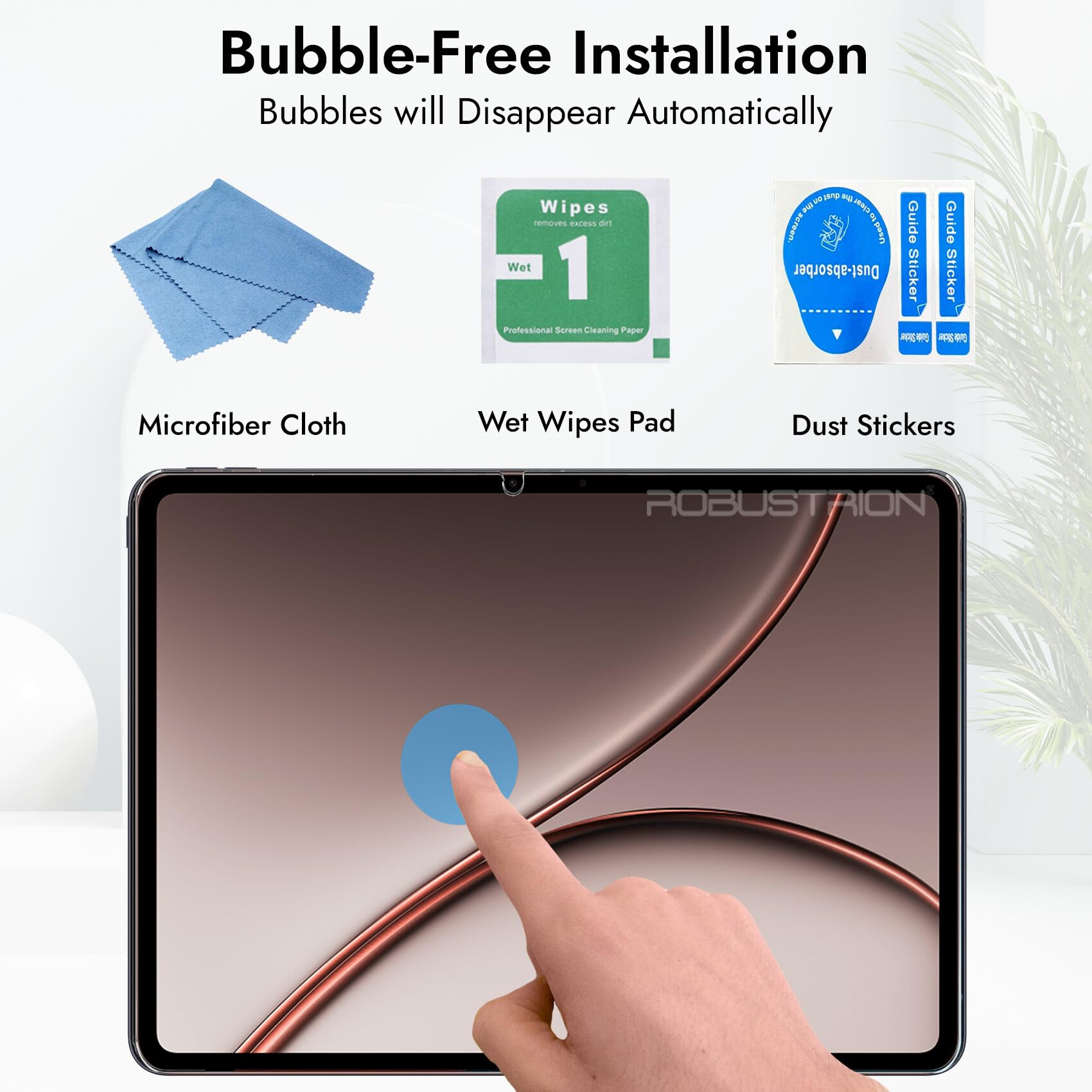 Robustrion Tempered Glass for OnePlus Pad 4 13.2" Screen Protector, 1 Pack — Amazon image 4
