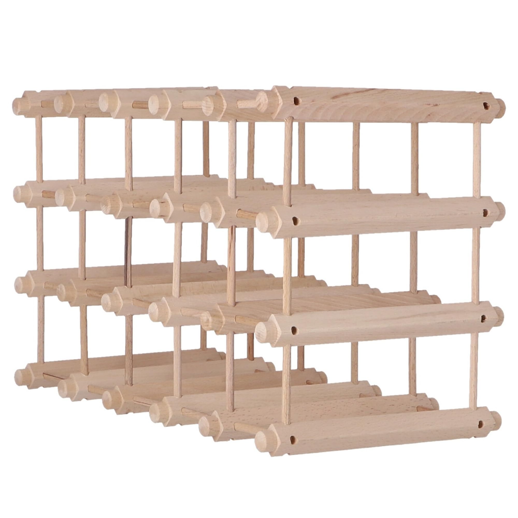 WELL HOME MOBILIARIO & DECORACIÓN Portabottiglie in faggio per 20 bottiglie