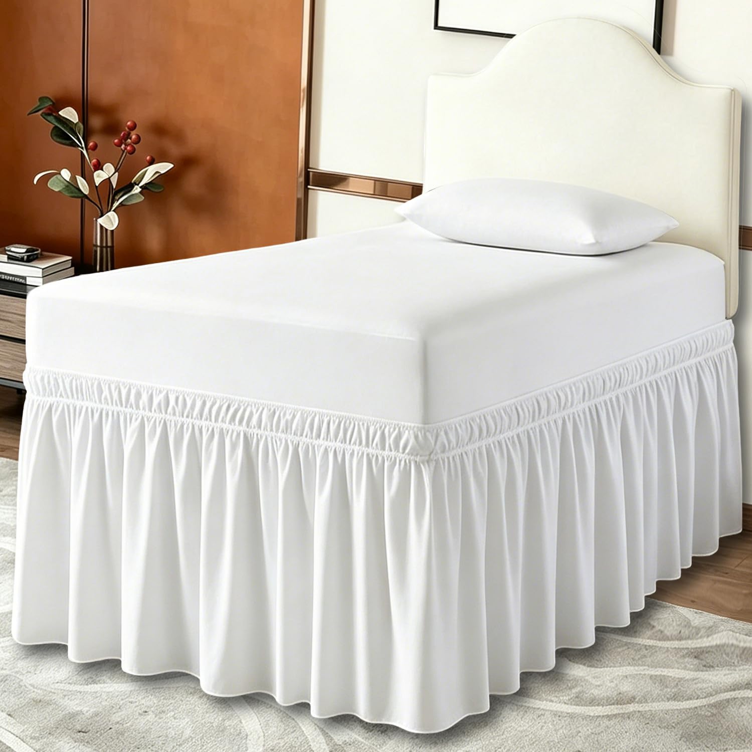 ANARACHON Dorm Bed Skirt Twin XL 36