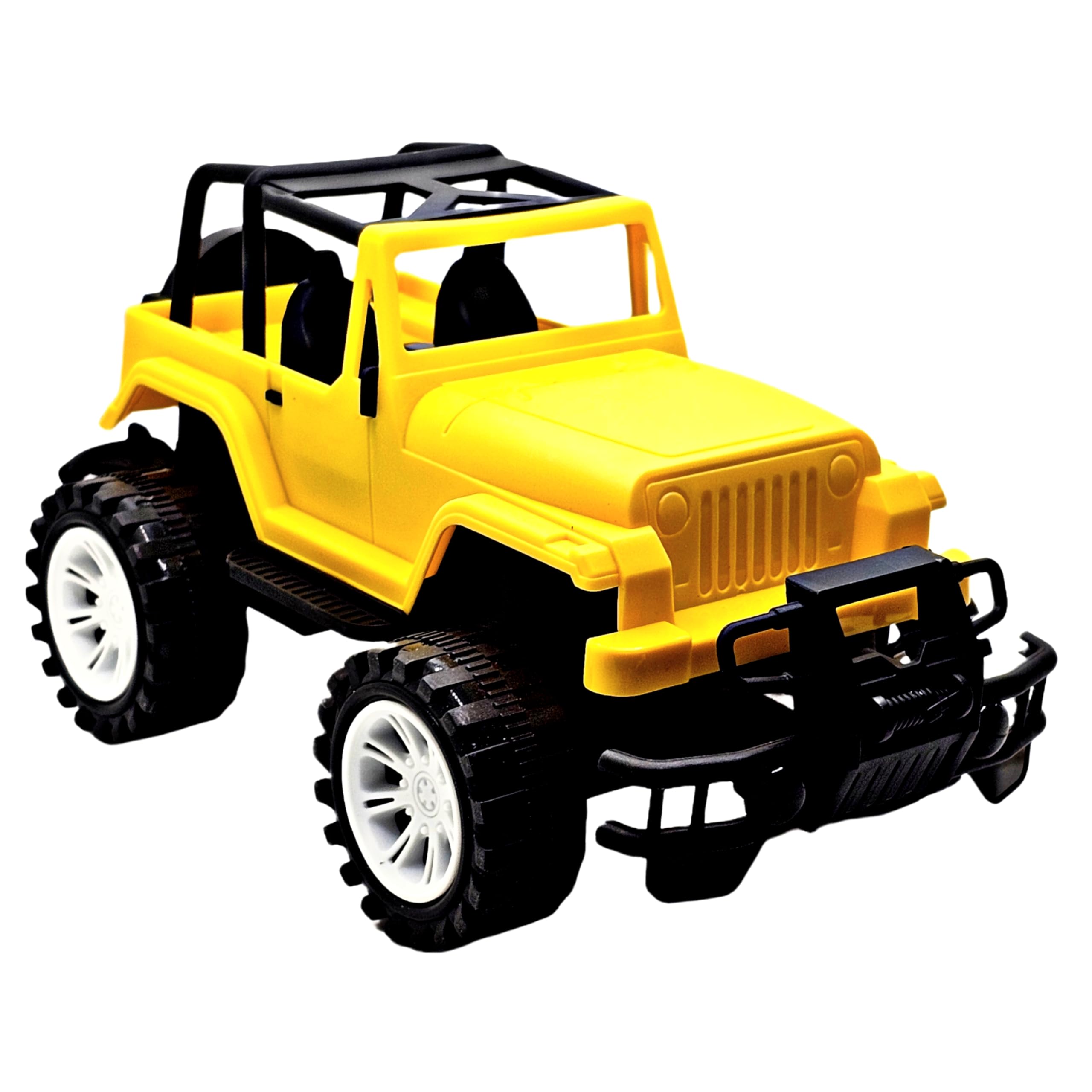 SSKR Big Size Friction Powered Push and Go Jeep Toy for Kids | Durable | Realistic for Outdoor and Imaginative Play and Fun for Boys and Girls (Multicolor)