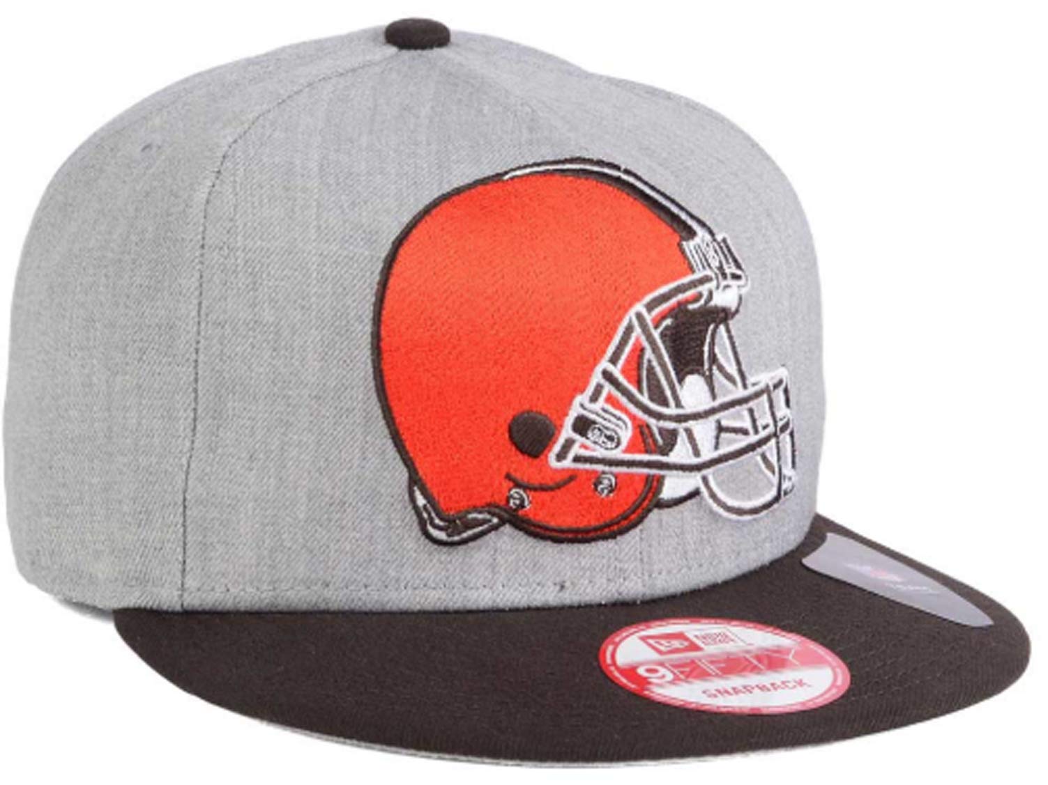 New Era Authentic Cleveland Browns NFL Heather Grand 9FIFTY Snapback Cap :OSFM