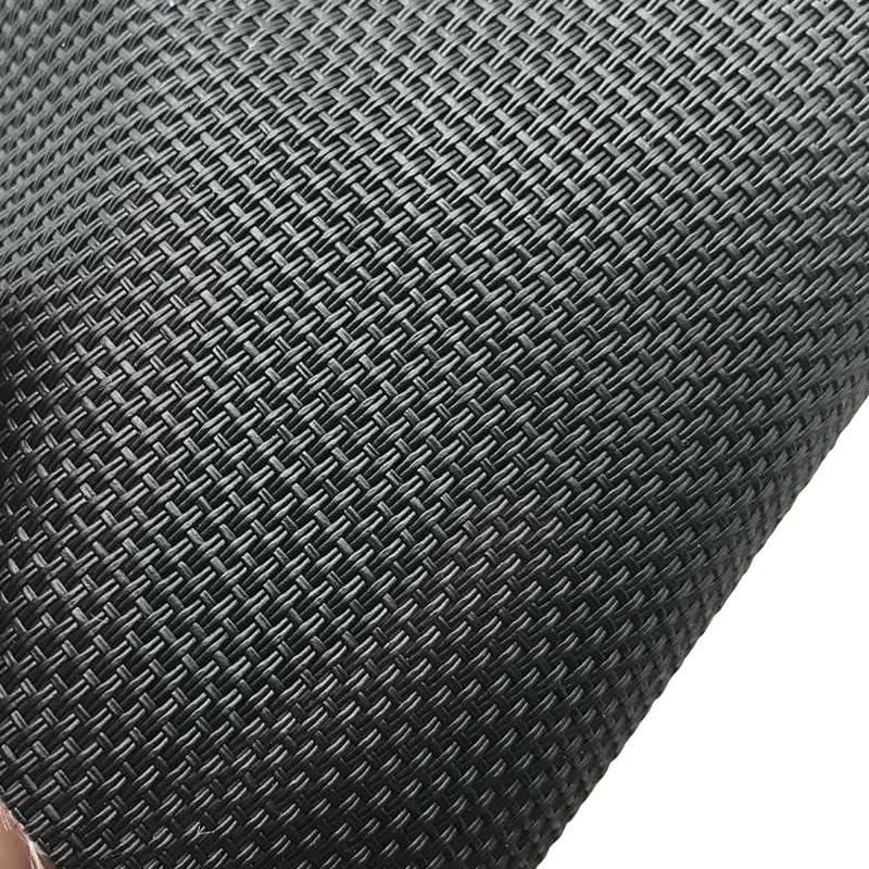 Tela impermeable Teslin PVC transpirable para bricolaje, para sillón reclinable de playa, oficina, tela para exterior (Negro, 2.0Mx1.7M)