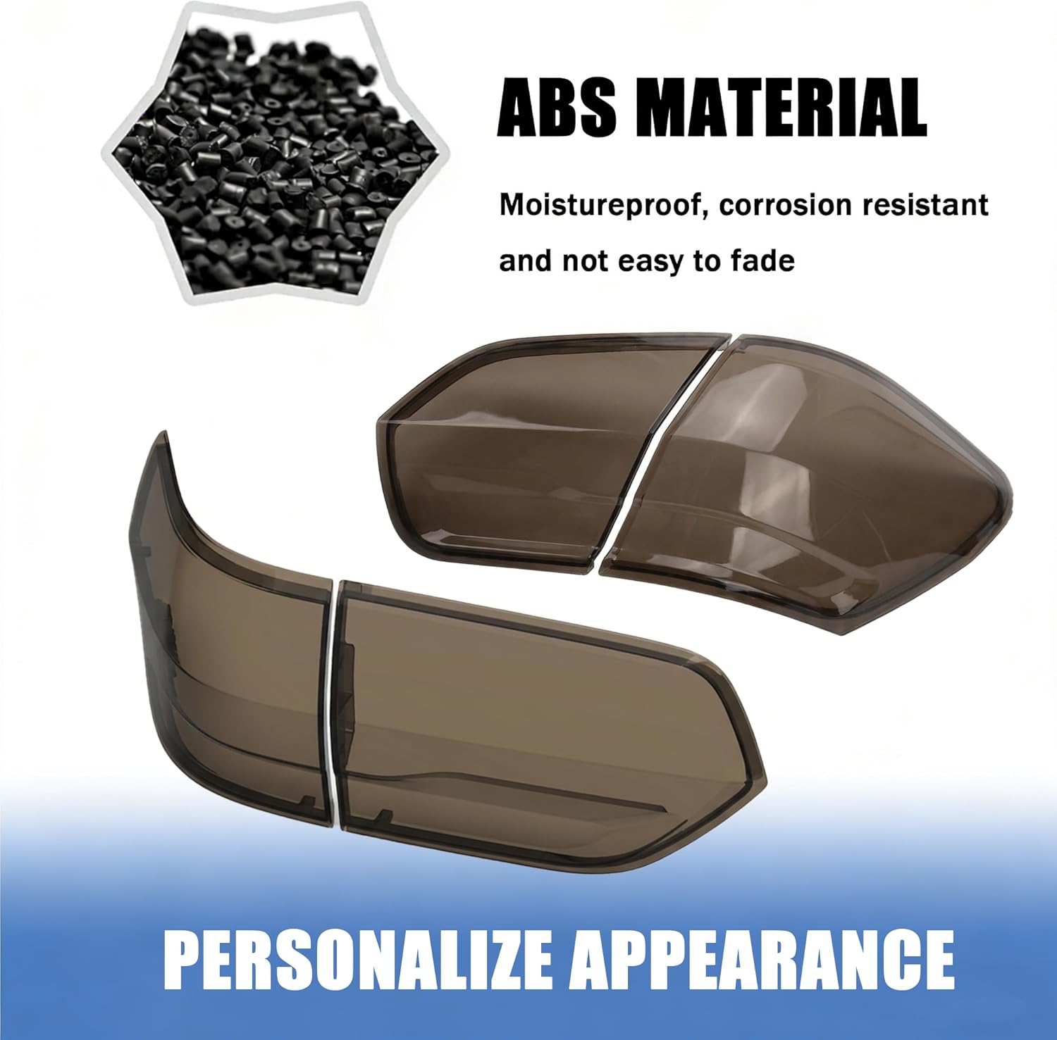 STSEV01 Taillight Cover Trim Fit for JEEP Grand Cherokee 2014-2021 Accessories Altitude/Laredo/Limited/Overland/SRT/Summit/Trailhawk,Tail Light Rear Lamp Protective Guards Exterior Decoration