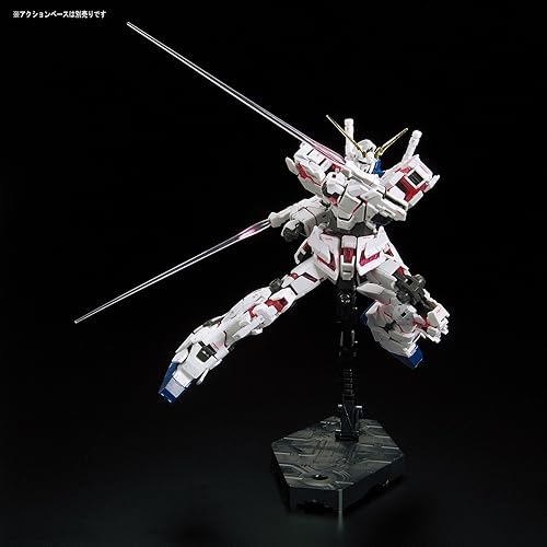 Miniatura 21 de Bandai Hobby RG 1/144 Unicorn Gundam UC Figura de kit de modelo