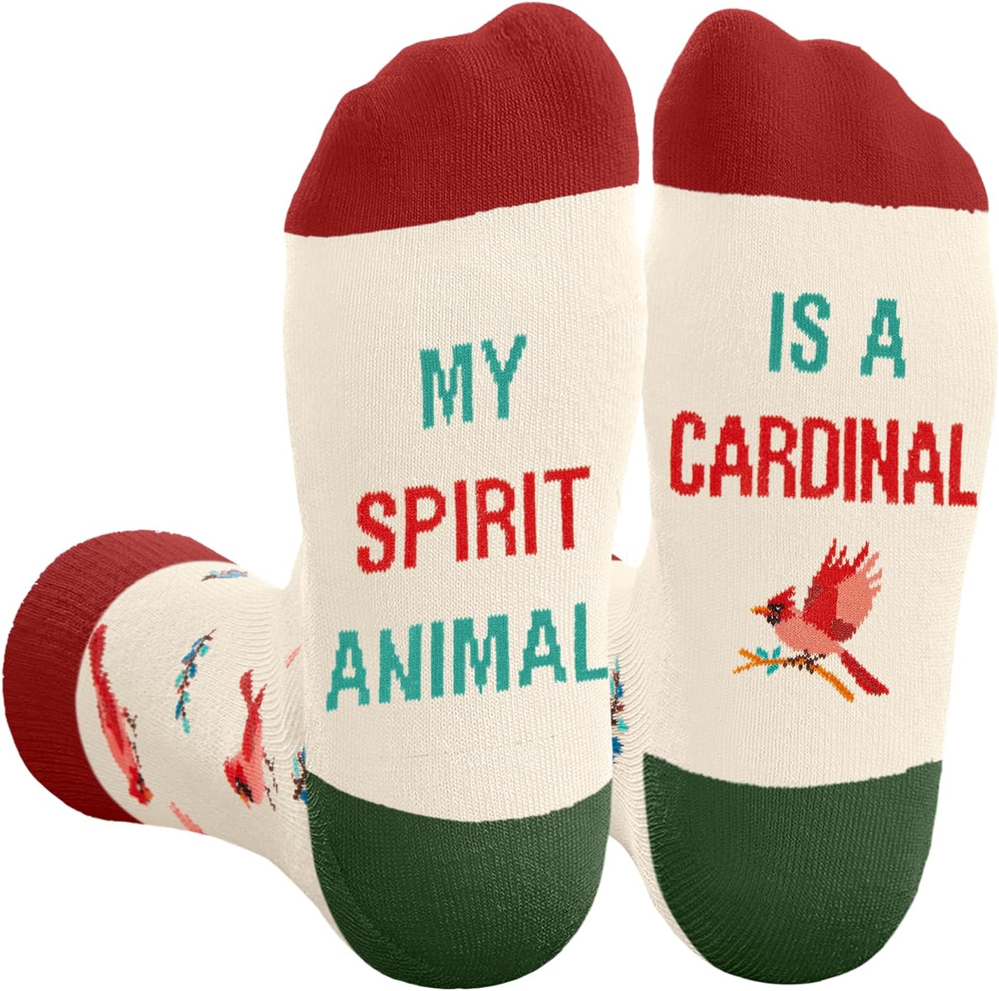 HAPPYPOP Animal Gifts for Nature Lover - Cardinal Bee Eagle Socks for Women Men - Image 8