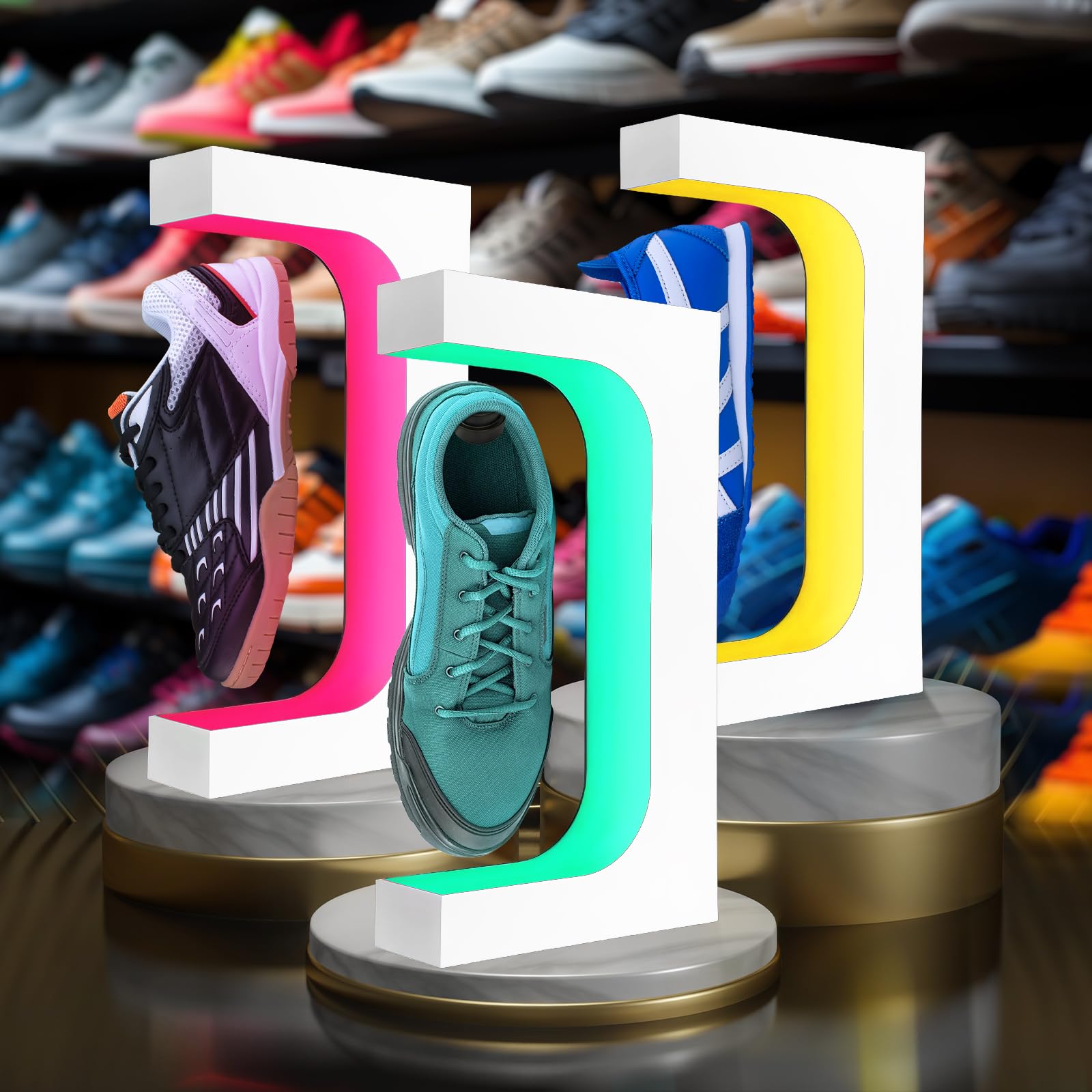 Amazon.com: Levitating Shoe Display Floating Sneaker Stand