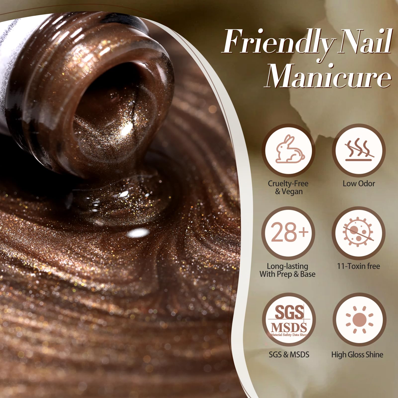 Born Pretty Magnetic Cat Eye Gel Nail Polish