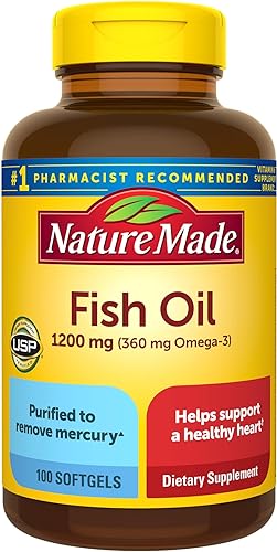 Nature Made Aceite de pescado Omega-3 1200 mg 100 cápsulas blandas 1328 1