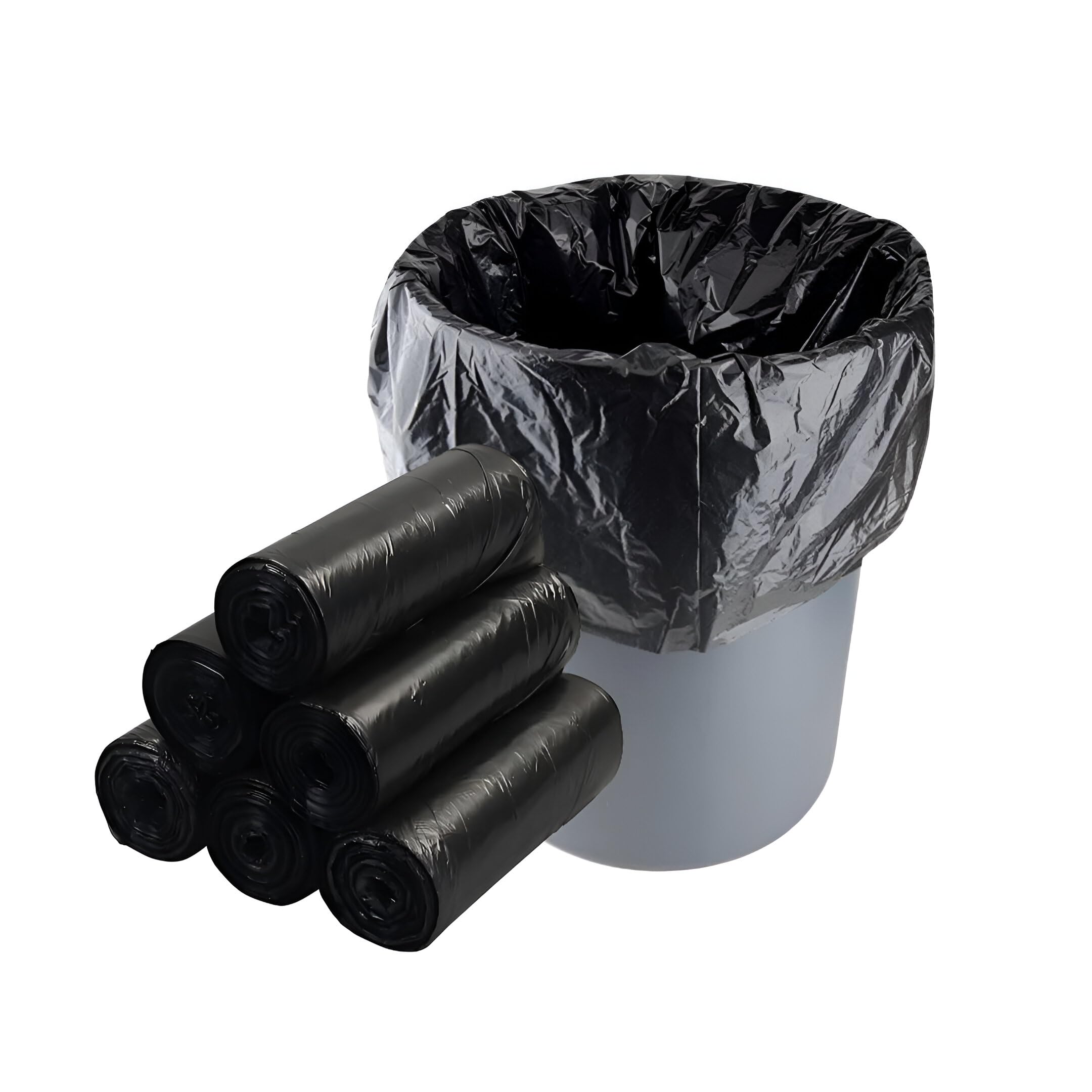 Netfly Garbage Bag | Dustbin Bags | Trash bags | Black Color | 30 BAGS PER ROLL | (PACK OF 3 ROLLS, 17 X 19 INCHES) (TOTAL 30 X 3 = 90 BAGS)-image-34