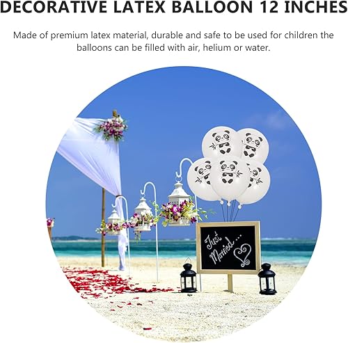 Miniatura 8 de 20 globos de fiesta de suministros de cumpleaños para pistas, globos de látex impresos de 12 pulgadas, decoración del hogar para fiesta de cumpleaños