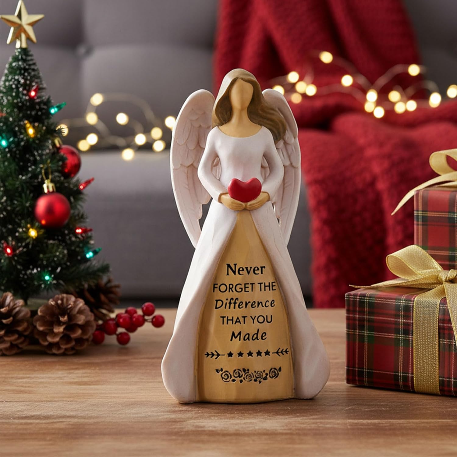 Thank You Angel Figurine 5.5" - Inspirational Appreciation Gift for Women, Coworkers, Teachers, Nurses,Friends for Employee Recognition, Birthday, Mother's Day, Retirement or Christmas - Image 9