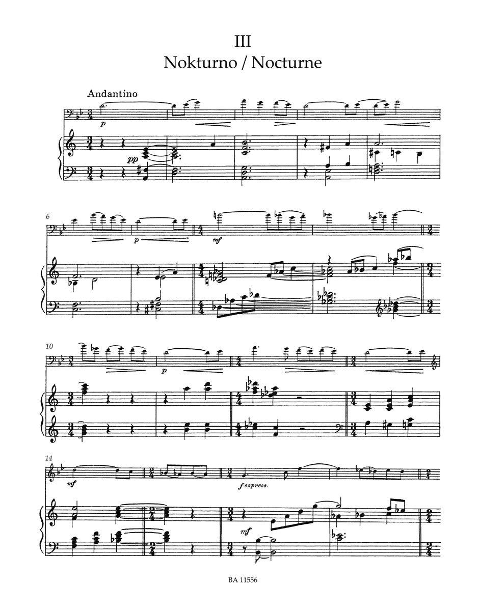 Hertl: 4 Pieces for Double Bass and Piano      Sheet music