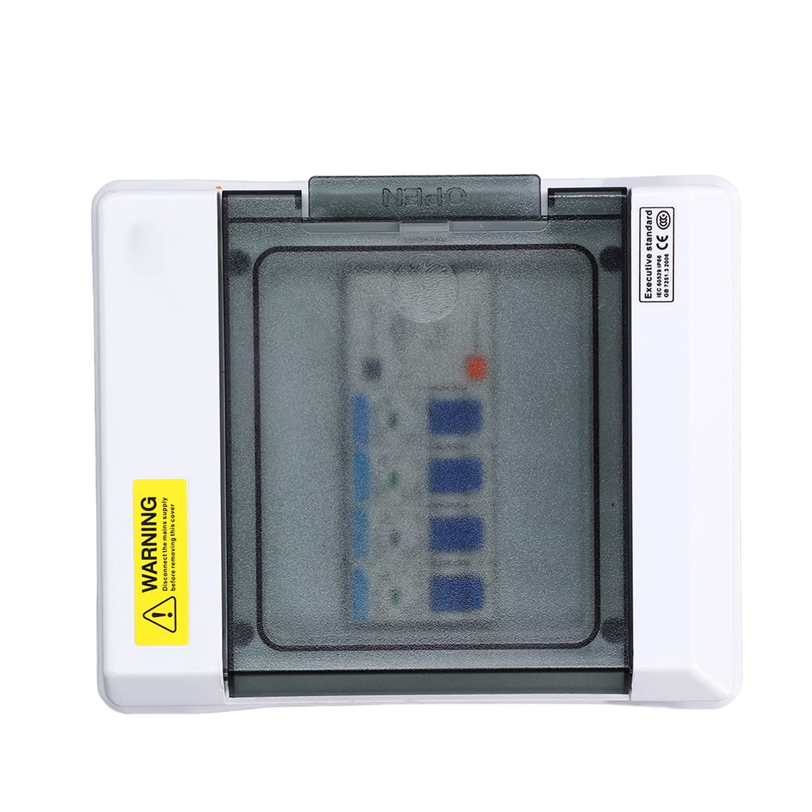 Caja Distribucion Electrica, Cuadro Electrico Unidad de consumo Disyuntor fuga Caja 3 vías 230V 63A 30mA RCD+ MCB(6A+16A+32A)