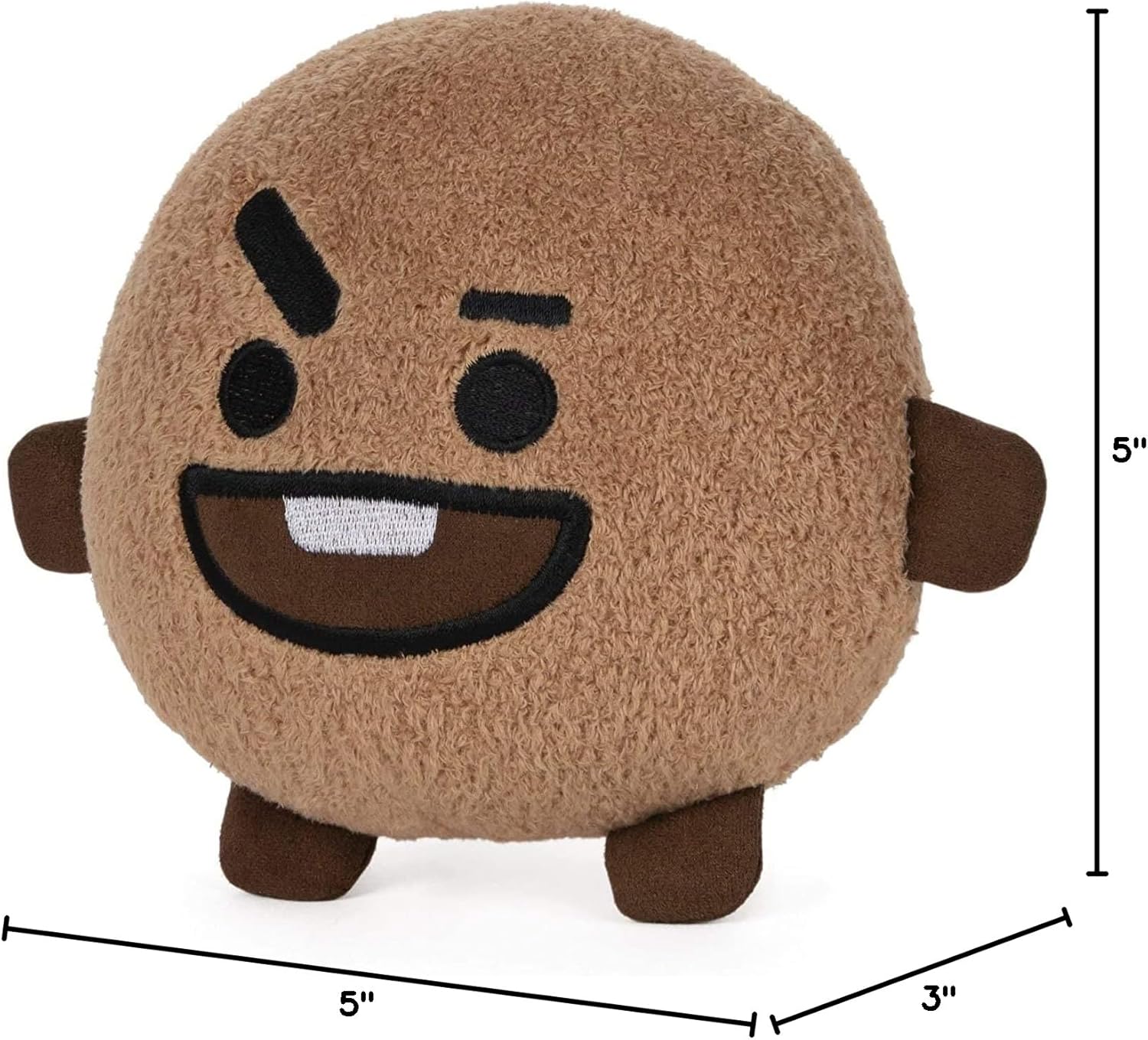 GUND LINE Friends BT21 SHOOKY Plush Stuffed Animal, 7"