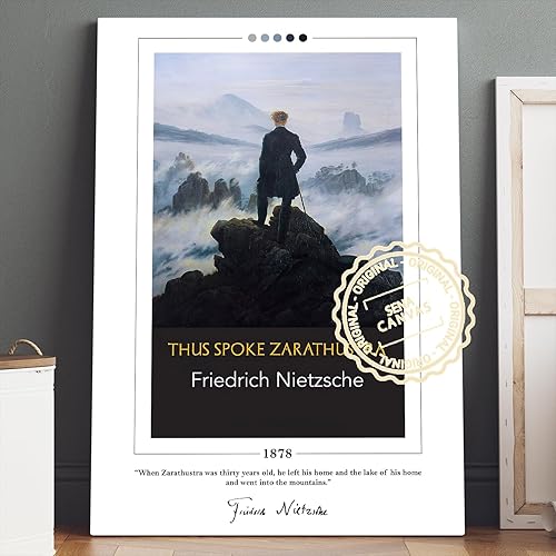 Miniatura 5 de Friedrich Nietzsche Thus Spoke Zarathustra - Póster de portada de libro (enmarcado, 12 x 16 pulgadas - 11.8 x 15.7 in)