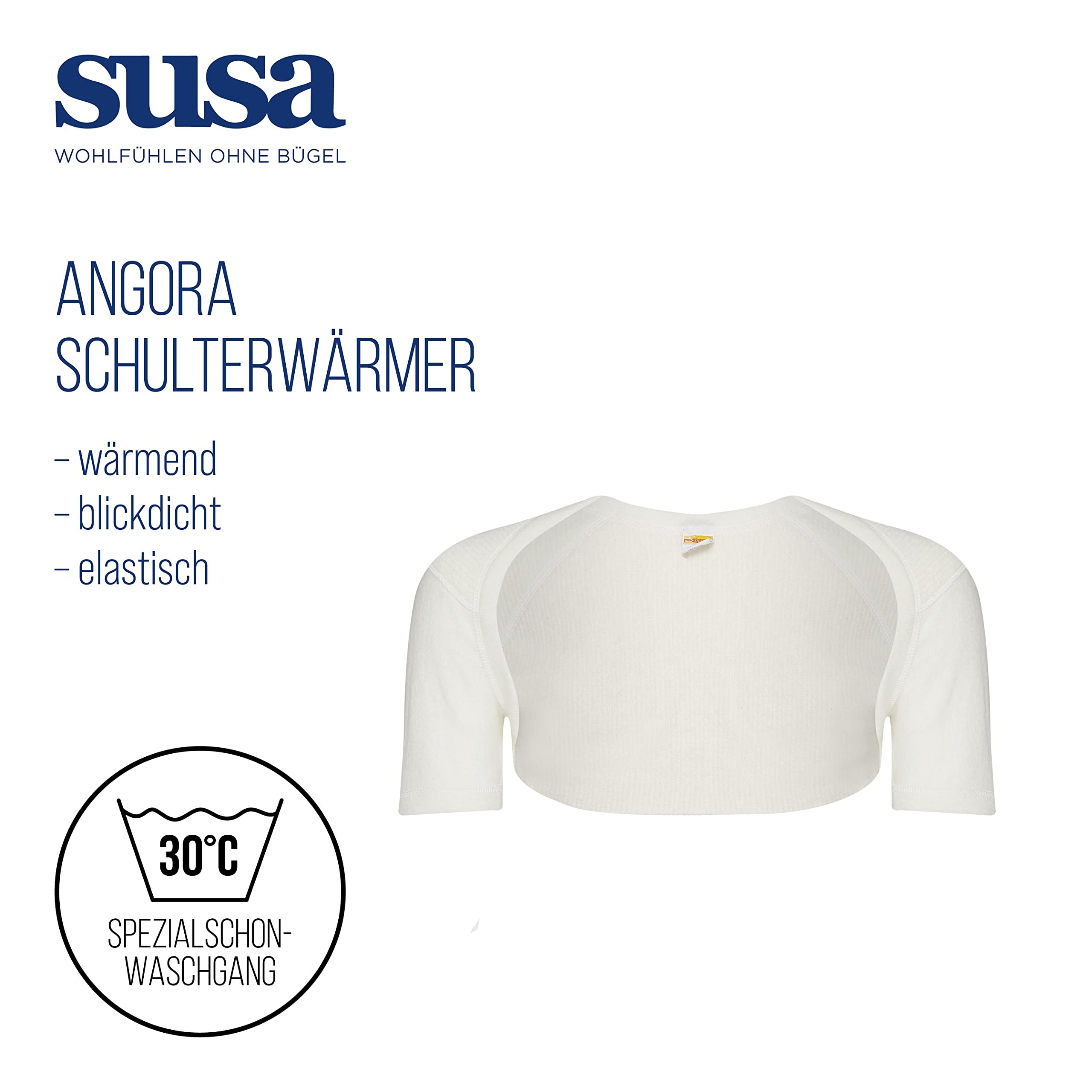 Susa Kamizelka Kobiety Unisex Angora Schulterwärmer S8100160