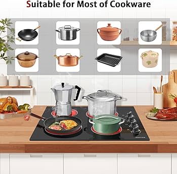 キッチン家電 nono Amazon.com: Noxton 24 Inch Electric Cooktop 4 Burners Electric