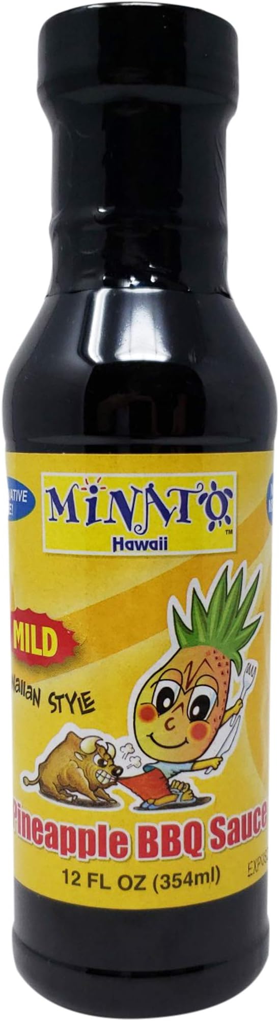 MINATOS Pineapple BBQ Sauce Mild, 12 OZ