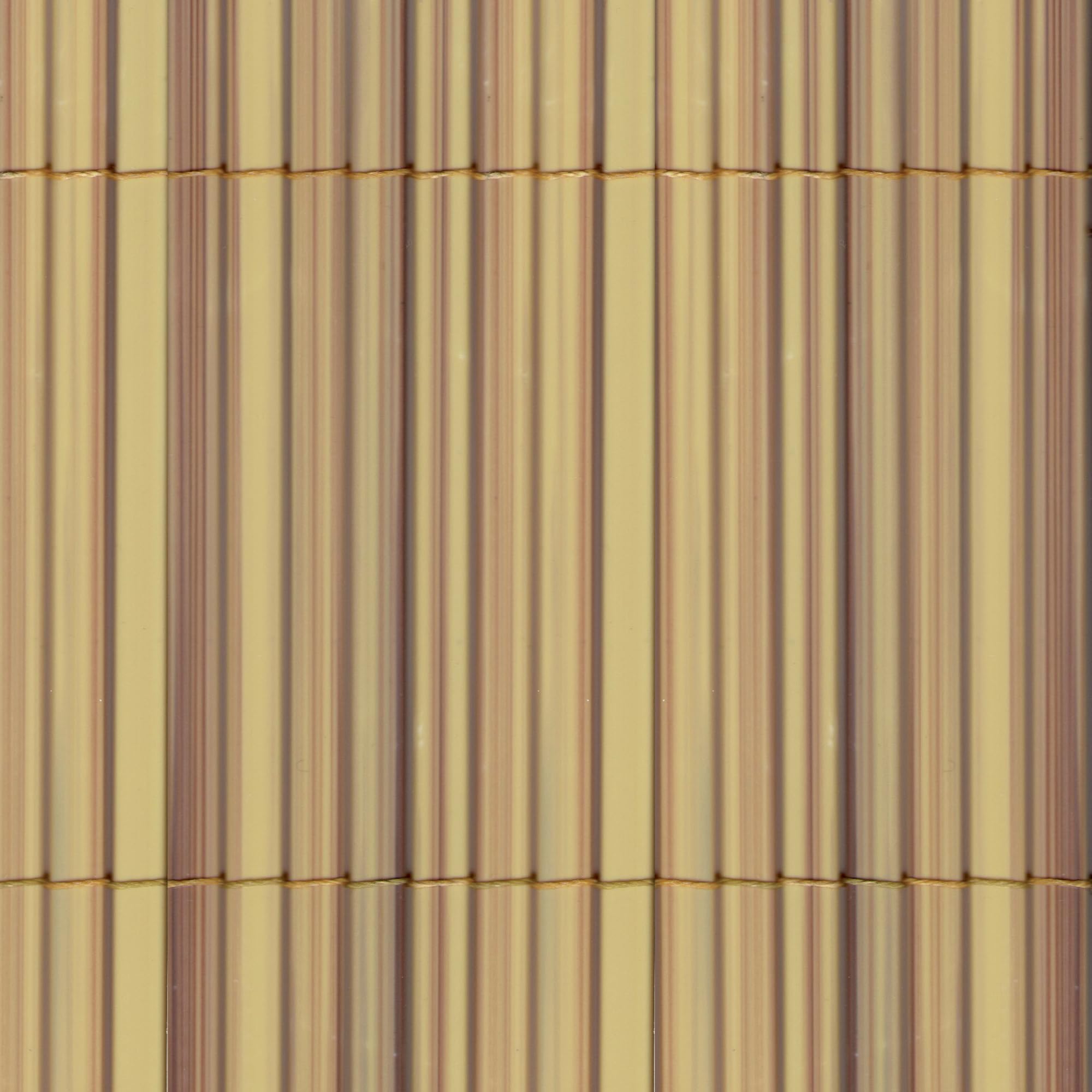 TENAX Colorado 1,00x5 m Natural, Cañizo Artificial en PVC con Cañas Enteras de 7 mm, Ocultación para Jardines, Piscinas y Zonas Privadas
