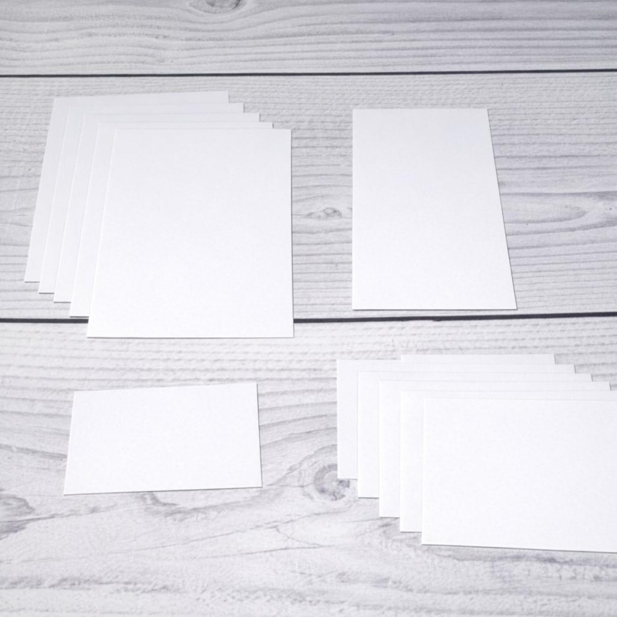 Exacompta Pack Bureau 5 Étuis 100 Fiches Bristol Unies Non Perforées 148 x 210 mm Compatibles Imprimante Jet d'Encre Laser Photocopieur Blanc