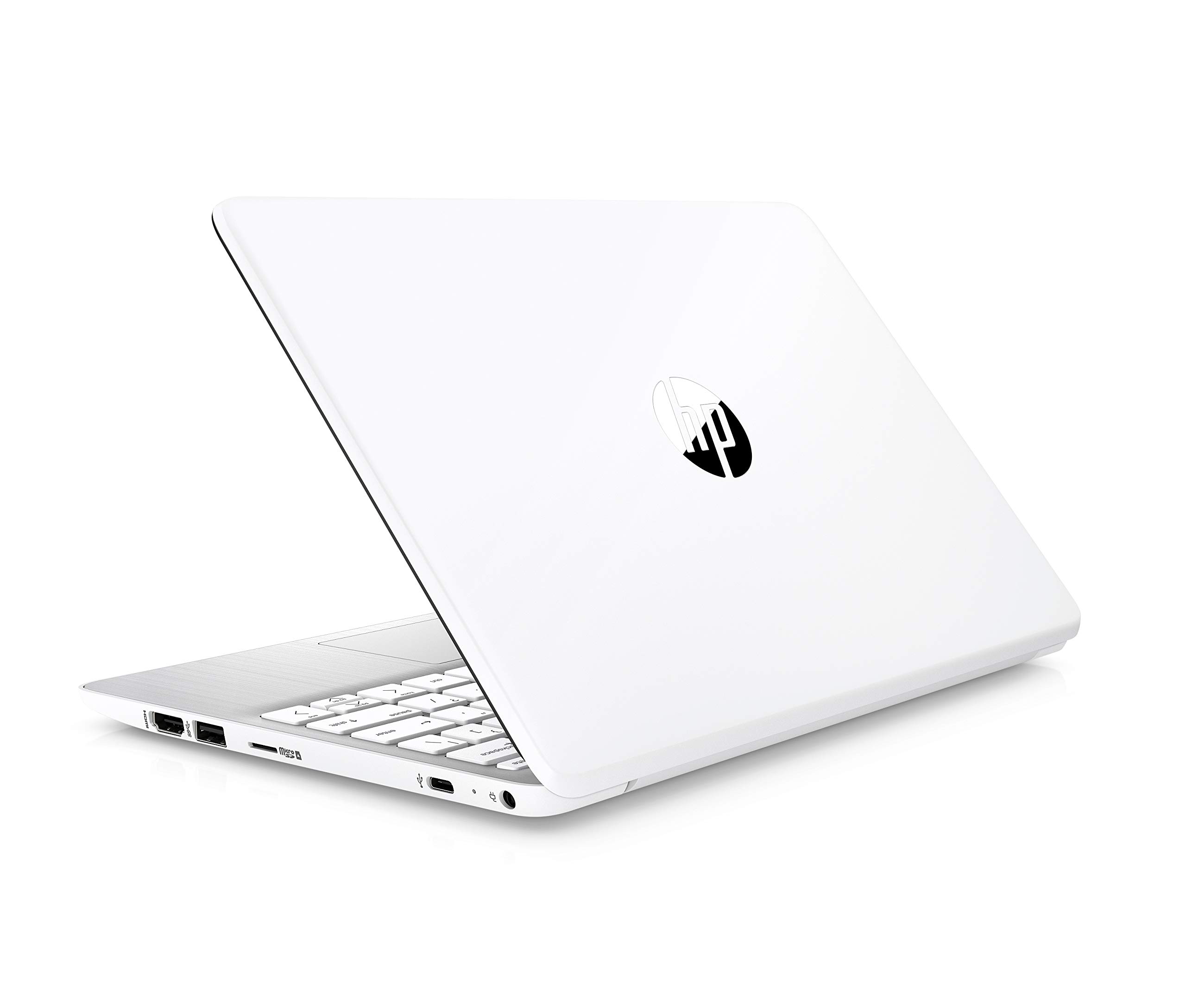 HP Stream Laptop de 14 pulgadas para estudiantes y negocios, procesador Intel Quad-Core, 16 GB de RAM, 320 GB de almacenamiento (64 GB eMMC + tarjeta 256 GB), 1 año de oficina 365, cámara web, 12