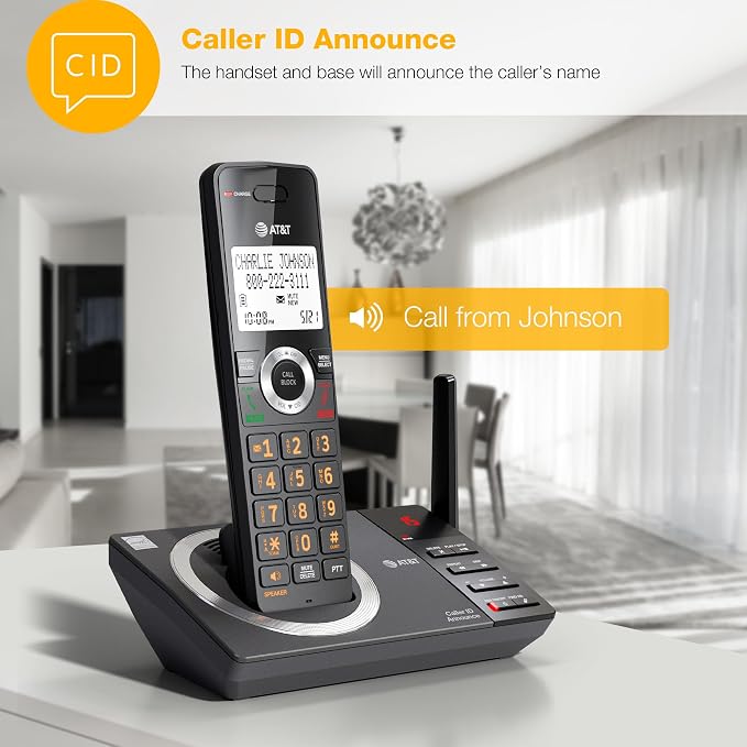 Teléfono Inalámbrico AT&T 3 Handsets DECT 6.0 miniatura 5