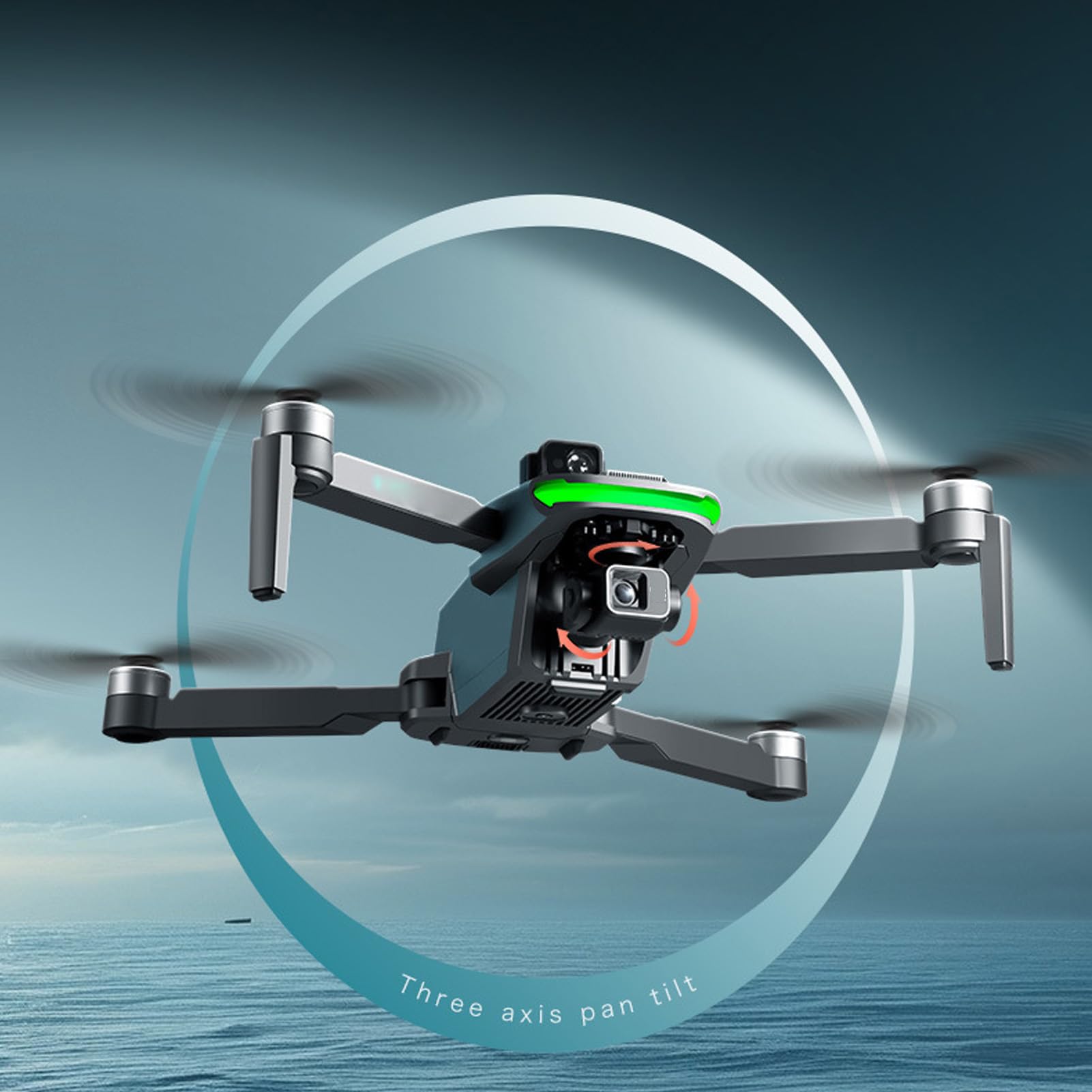 SENECESLI Droni con Fotocamera per Adulti 1080p, Droni per Principianti con Carta da 32 GB, Principiante di Droni Quadcopter RC, Tempo di Volo di Circa 33 Minuti