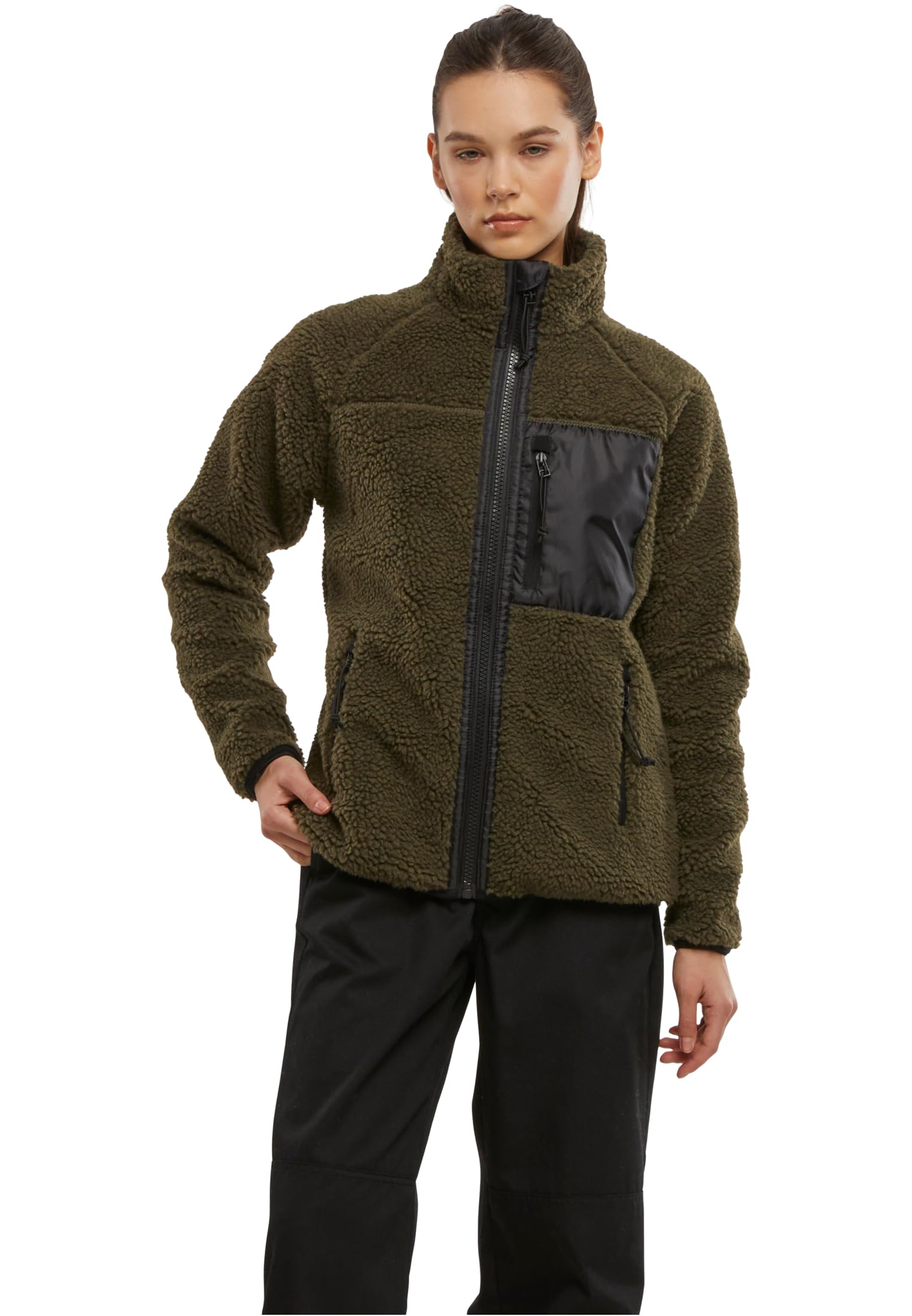 Brandit Women Teddyfleece Jacket Hood 15y. *Limited Edition* Giacca Donna (Pacco da 1)