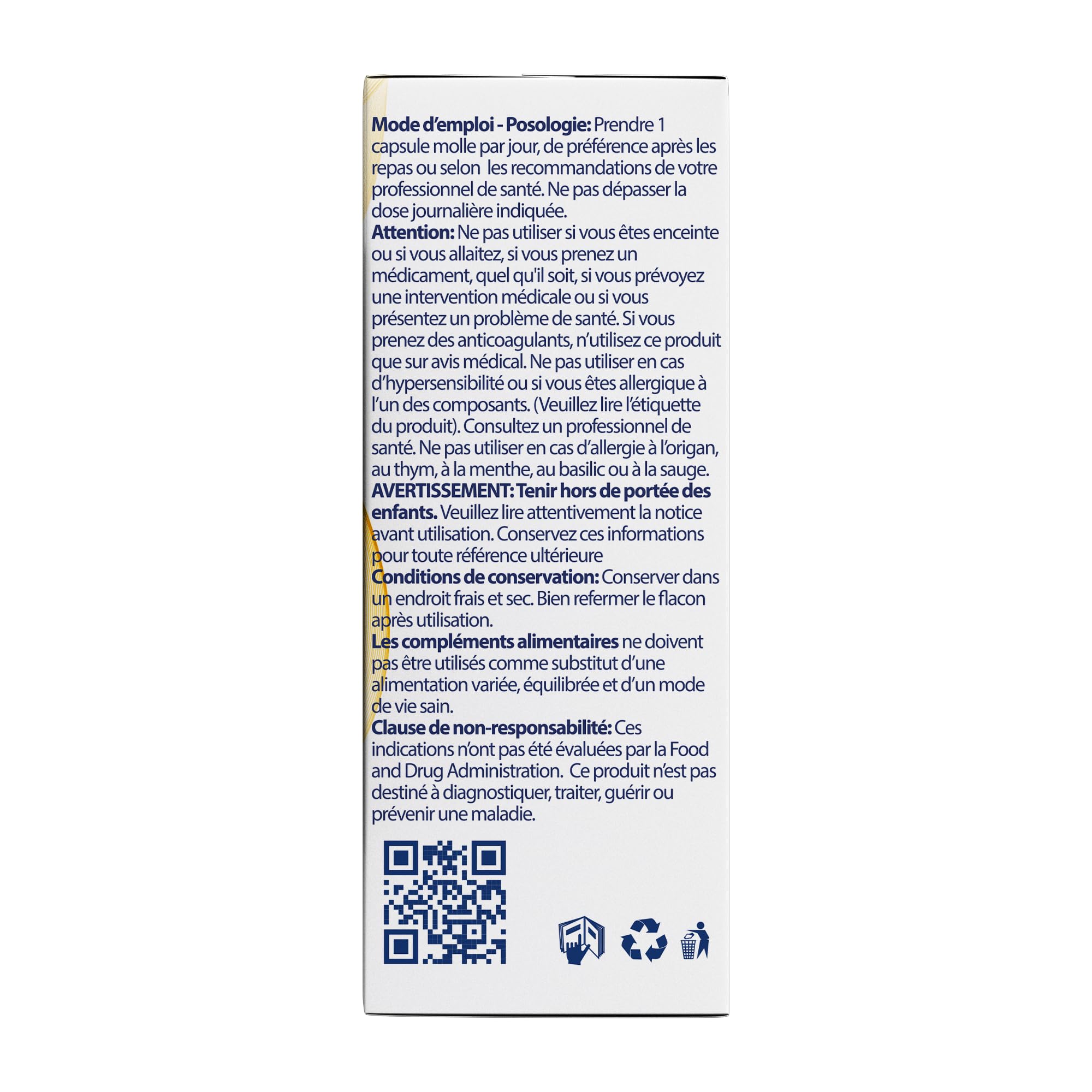 Zane Oregano Oil+ Gélules d'huile d'origan et d'huile de nigelle – avec carvacrol et thymoquinone – Complément alimentaire. Sans OGM, sans gluten – 60 gélules de Zane Vital.