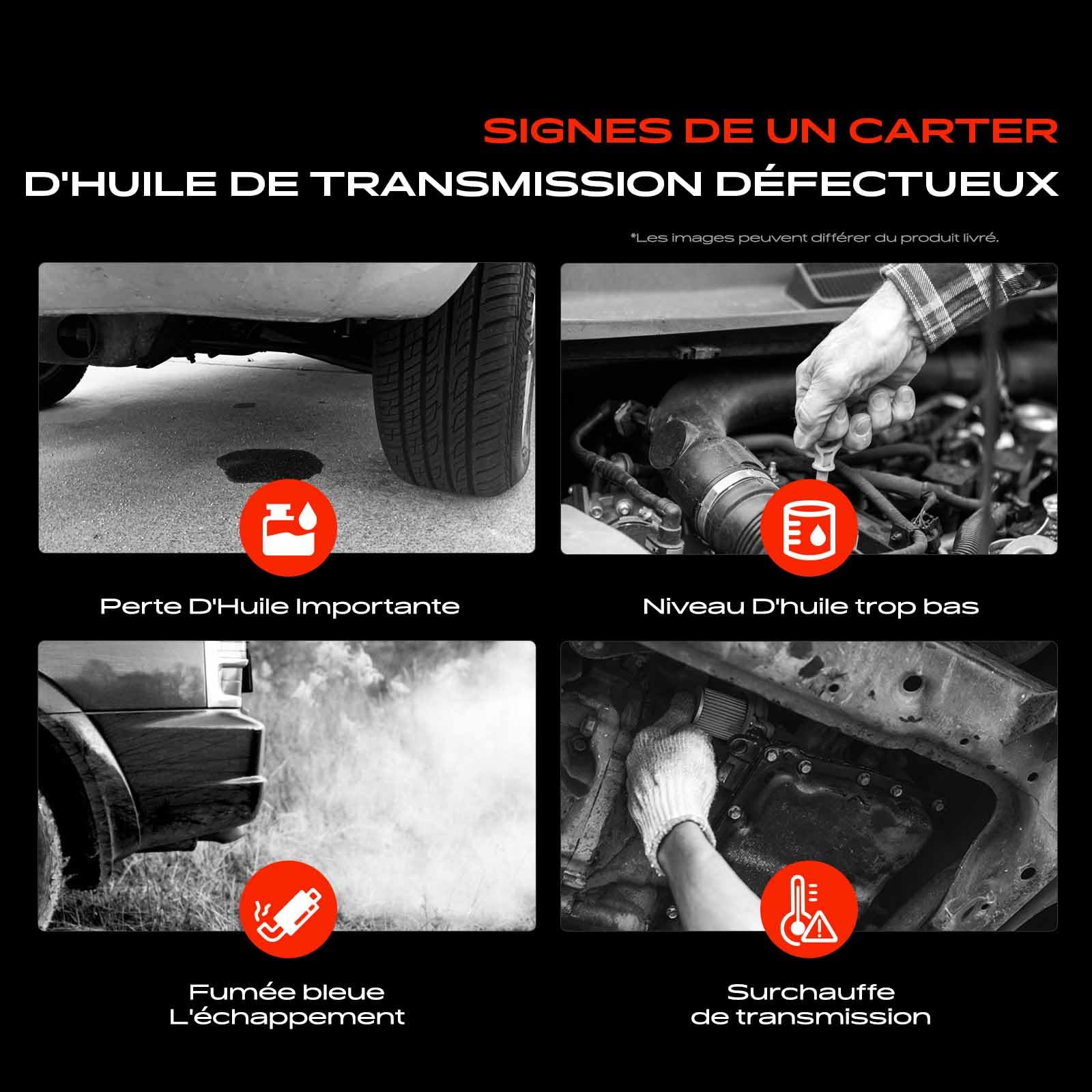 Frankberg Carter d'huile de transmission automatique 24117571227 | Compatible avec: Série 6 Cabriolet E64, Série 7 E65 E66 E67, X5 E70, Coupé Série 3 E92, Série 3 Touring E91, Série 3 E90