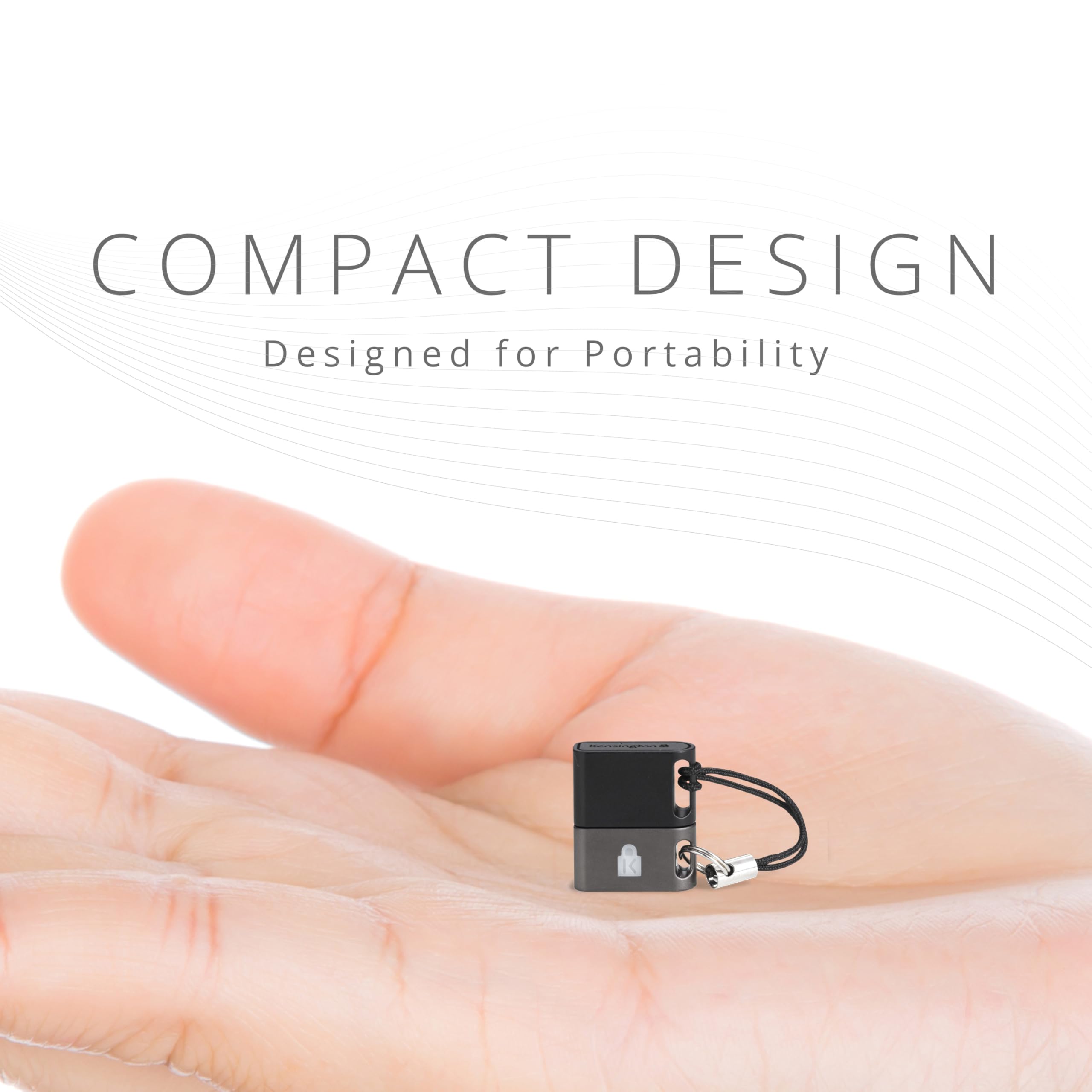 Kensington VeriMark Guard Llave de Seguridad USB-C con Huella FIDO2 | WebAuthn/CTAP2 y FIDO U2F, para Google, Microsoft, PC, tabletas e iPad