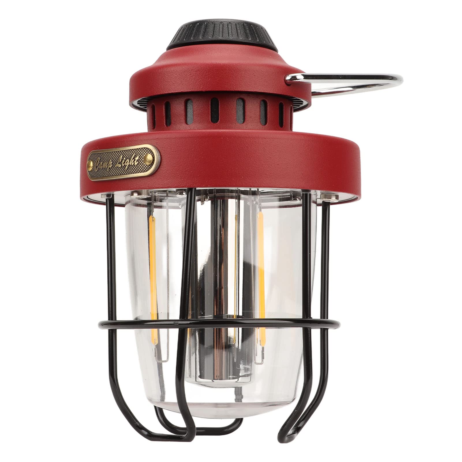 HERCHR Lanterne De Camping à LED Rétro, Lampe De Tente Rechargeable Et Portable, Lampe De Tente Rechargeable Multifonctionnelle pour la Randonnée en Camping
