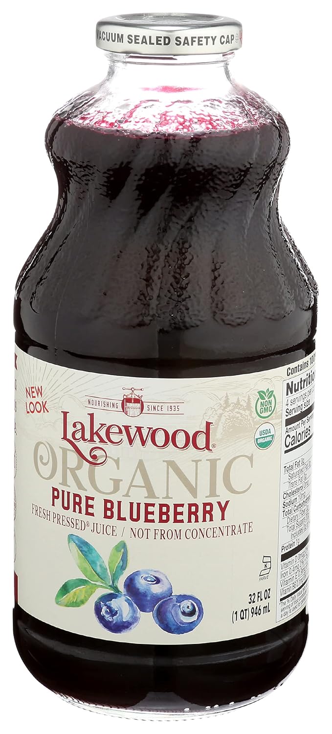 Lakewood Juice Blueberry Organic, 32 oz