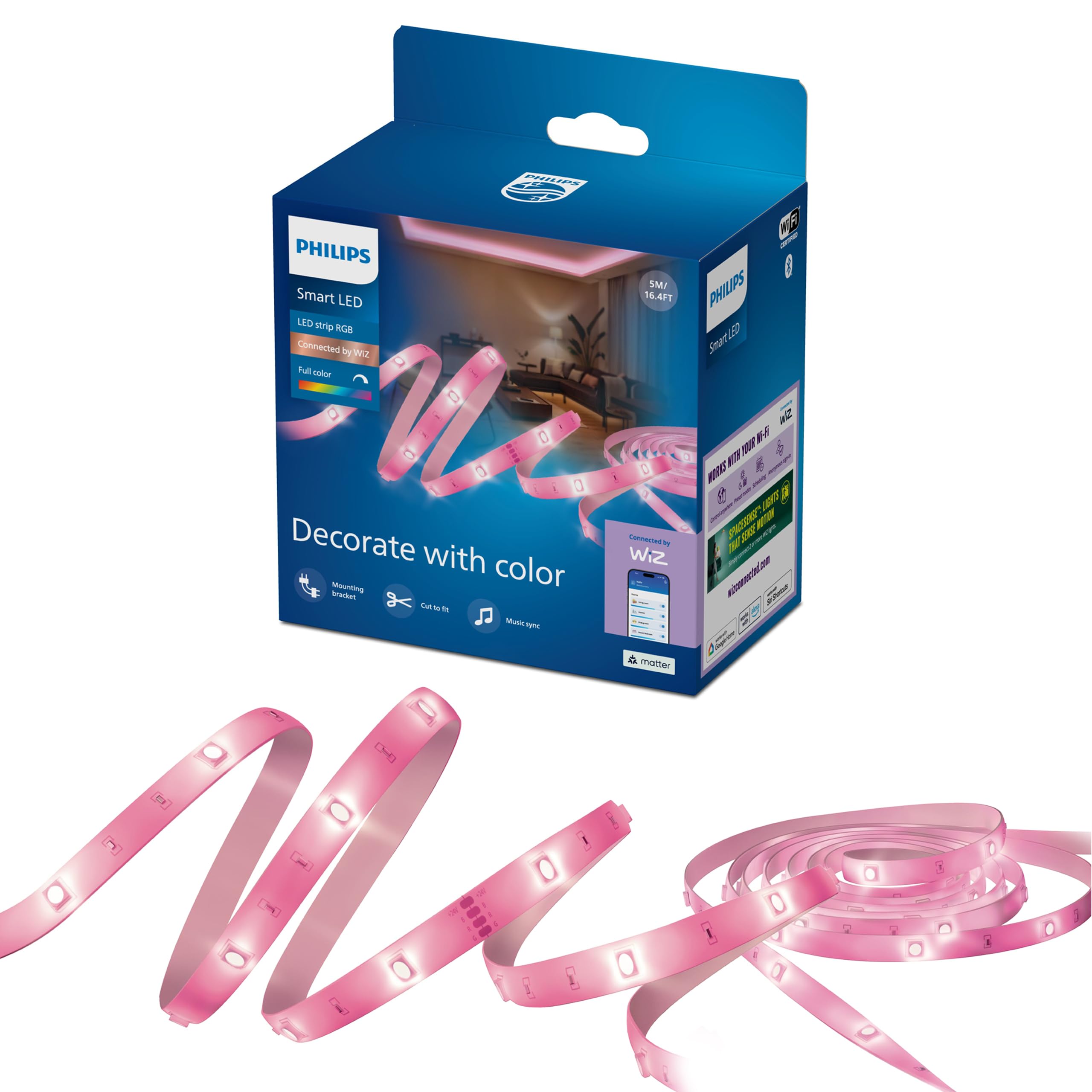 Philips Smart Lighting GBIC LED Strip Light, 5m, Type G