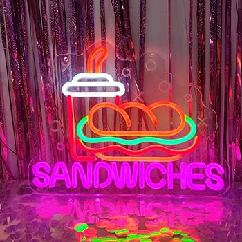 【19AW】 NEON SIGN Sandwich Brouson 19AW】 NEON SIGN Sandwich Brouson Glowneon Sandwiches Neon