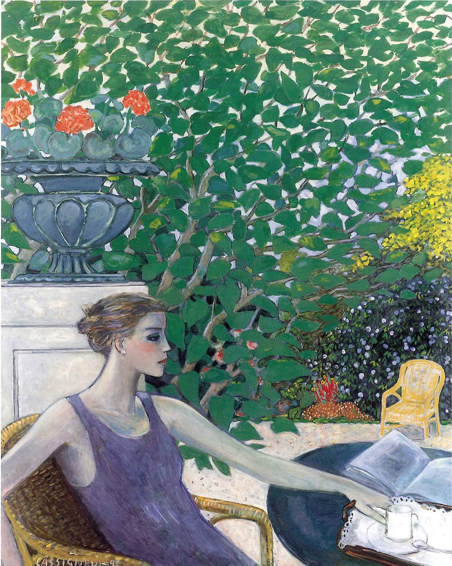 Amazon.co.jp: 絵画 カシニョール 女性画 インテリア アート