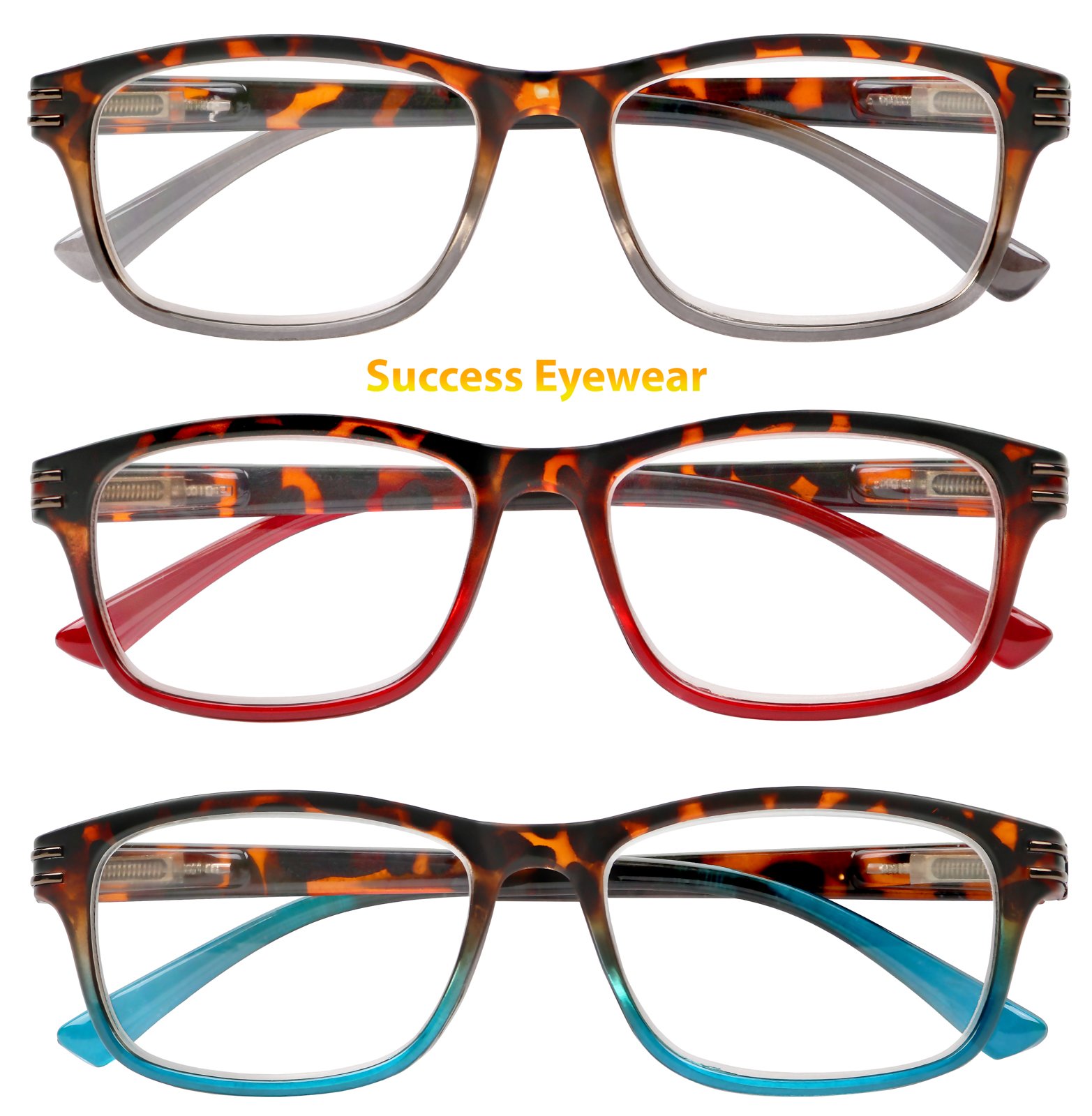 Gafas de Lectura Lectores de 3 pares Gran Valor elegante Fashion Hombres y Mujeres Gafas para leer