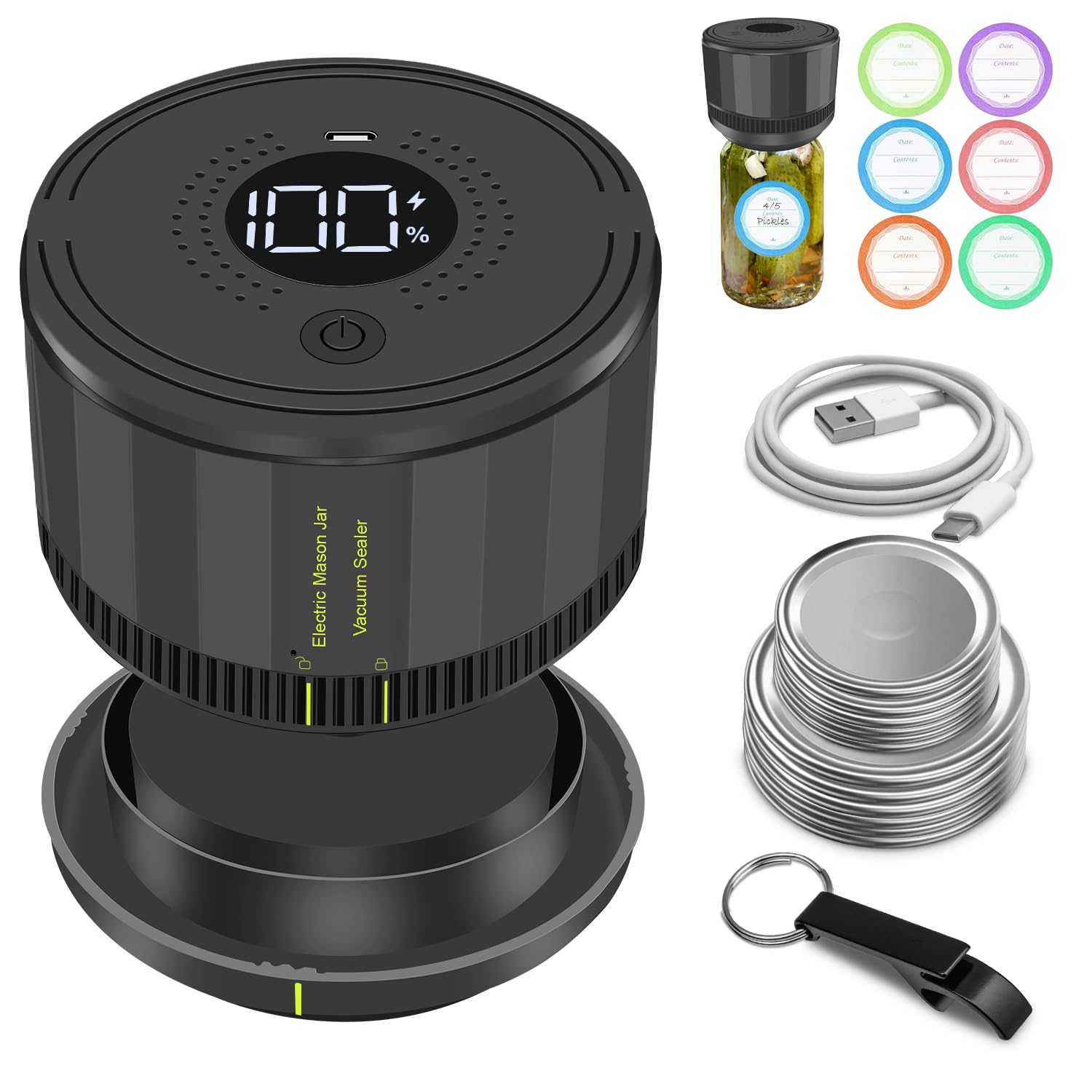 YK Siguoril Electric Mason Jar Vacuum Sealer
