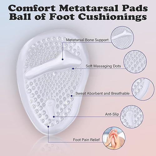 Miniatura 3 de Almohadillas metatarsianas para juanetes para mujer, Blanco