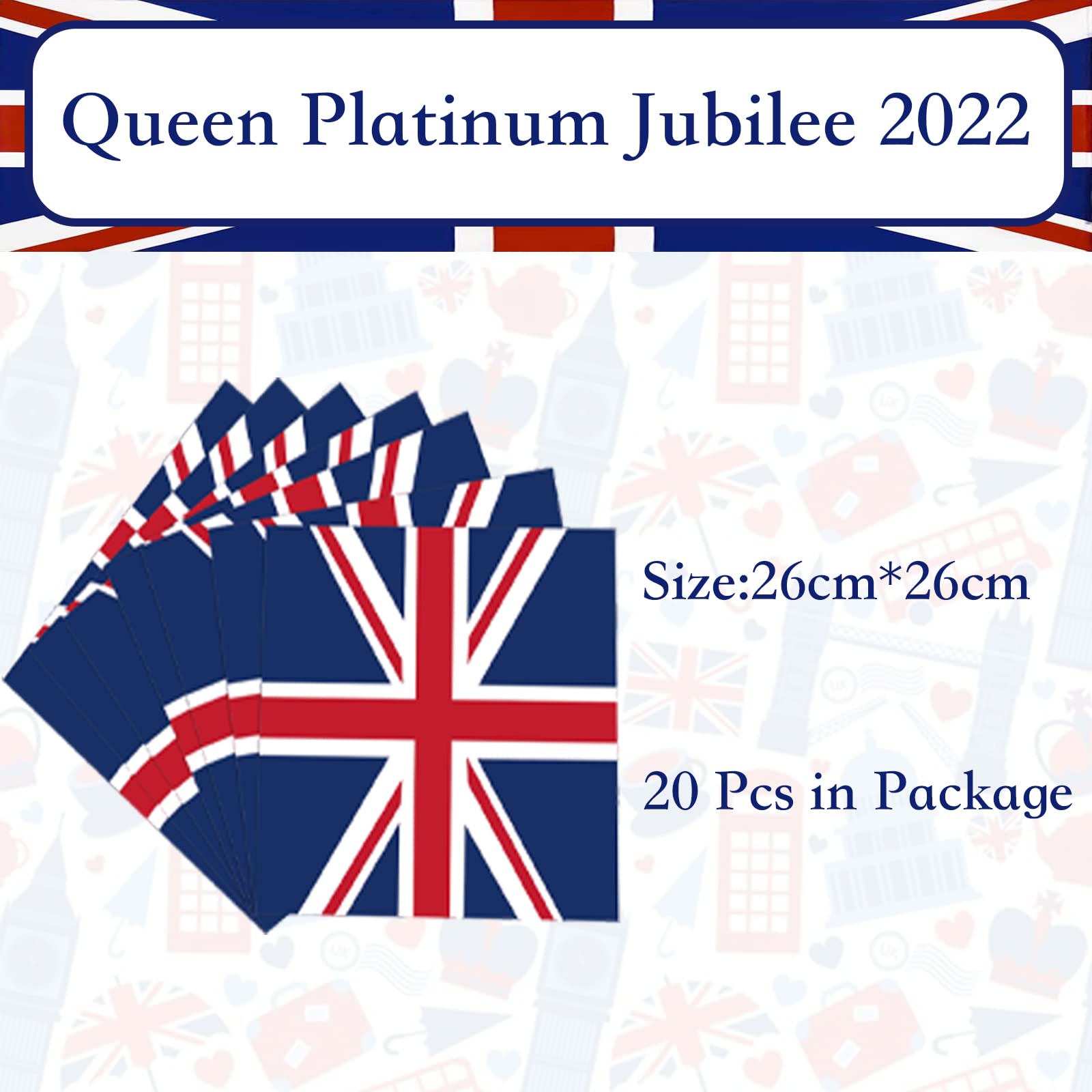 Lego Londres Nappes Rectangulaires Union Jack - Imperméables Et Durables - Jubilé De La Reine - Déco Fête - 220x130cm Imperméable Qualité Alimentaire