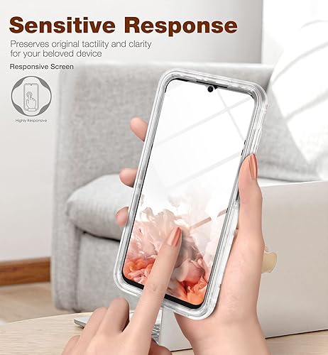 Miniatura 6 de SURITCH Funda para Samsung Galaxy A14 5G, protector de pantalla antiarañazos incorporado Protección de cuerpo completo de 360 a prueba de golpes