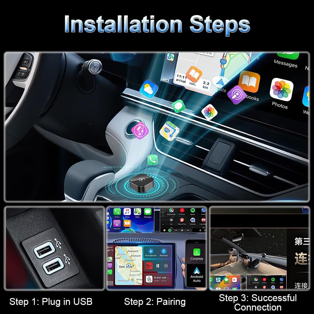 Wireless CarPlay Adapter - Kabellos Auto Fahren Mit IPhone