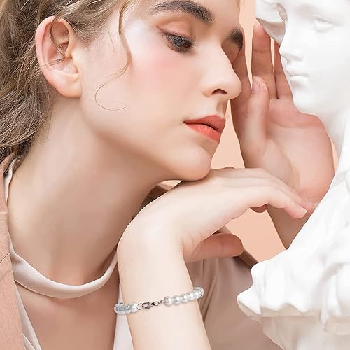 Miniatura 5 de Beebeecraft 20 puntas de cuentas de plata de ley 925, cubiertas de nudo, puntas de crimpado, cuentas plegables, tapas de extremos para pulseras y