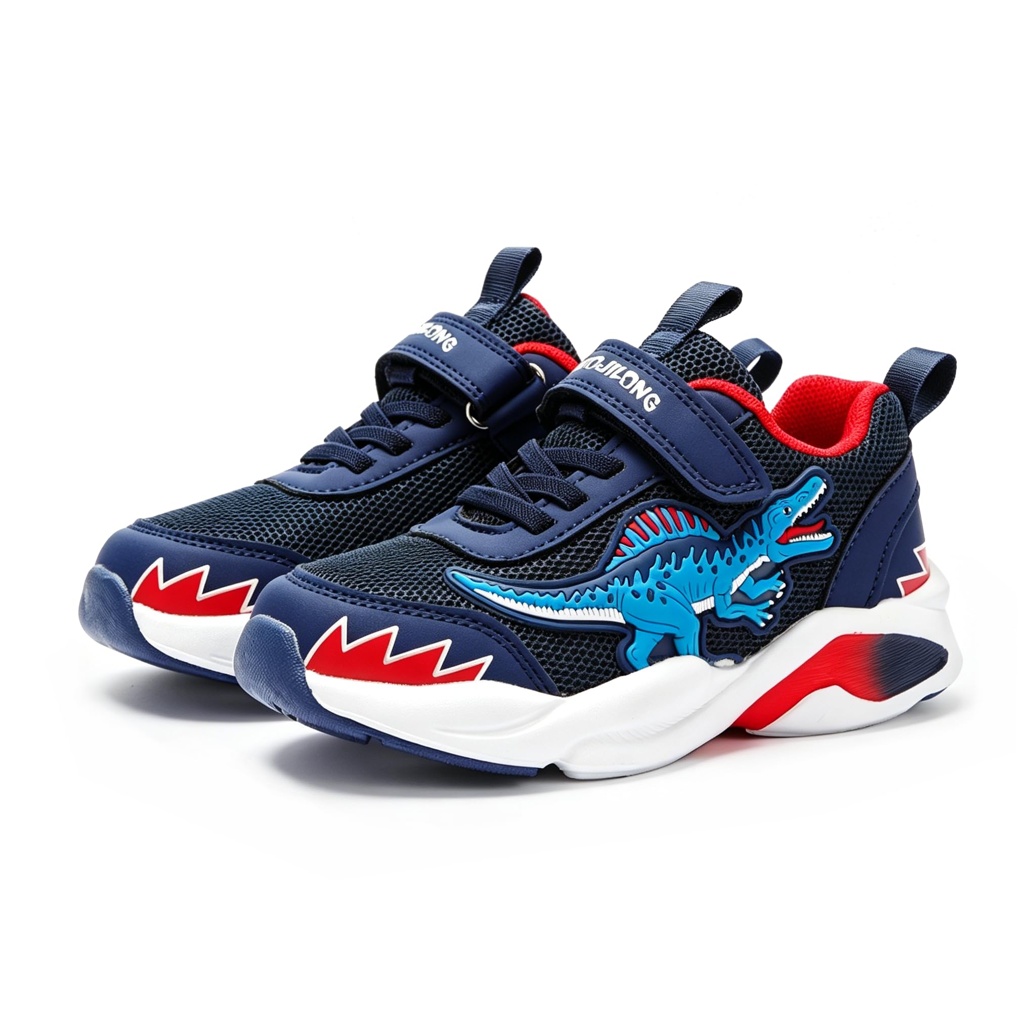 Zapatillas de Deporte para Niños, Zapatos Luminosas de Dinosaurio, Malla Transpirable