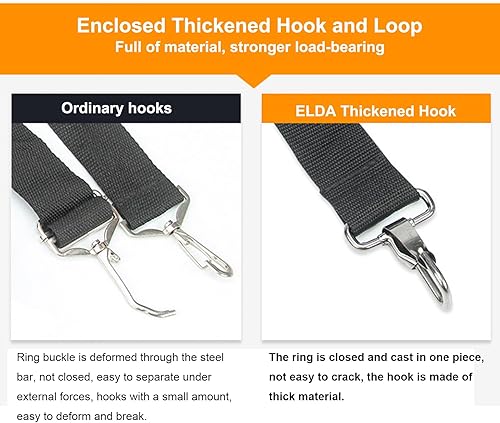 Miniatura 7 de ELDA Bolsa organizadora de herramientas con ruedas de 21 pulgadas, resistente al agua, portátil, con ruedas y mango telescópico, caja de