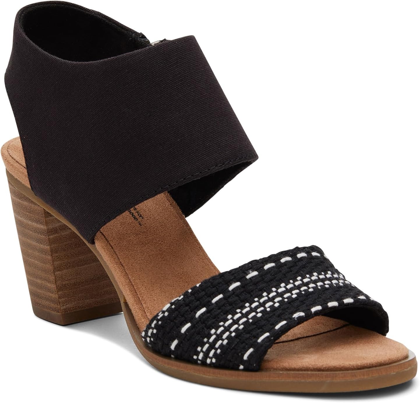 TOMS Majorca Cutout Sandal Black 1 11 B (M)